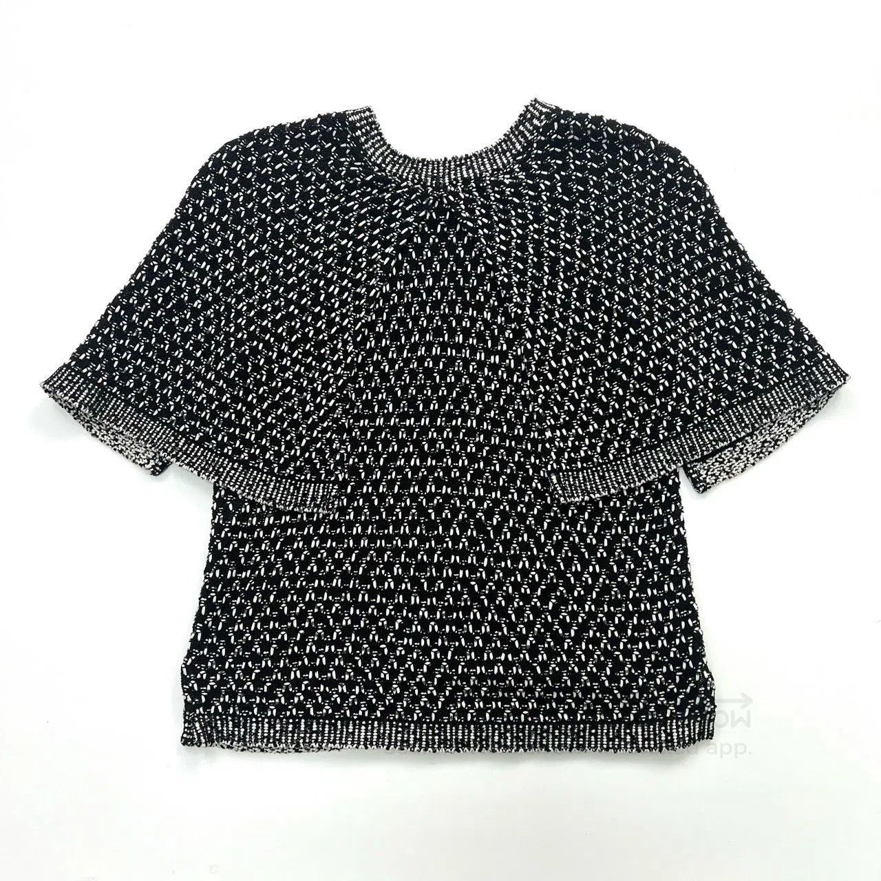 Chanel Chanel Double C Knit Batwing Short Sleeve. Size XS / US 0-2 / IT 36-38 - 2 Thumbnail
