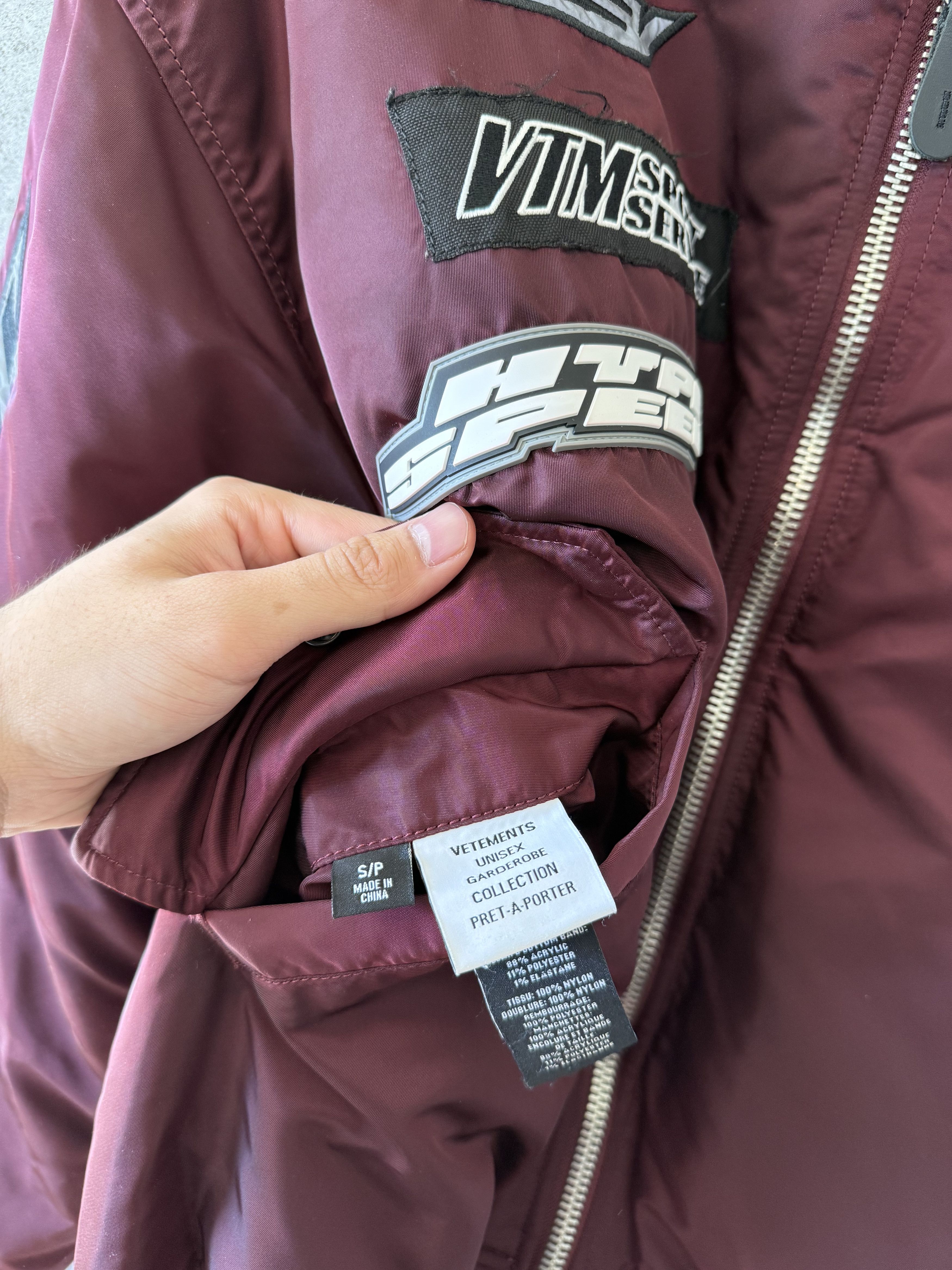 Alpha Industries × Vetements Vetements x Alpha industries sporting bomber jacket Size US S / EU 44-46 / 1 - 8 Thumbnail