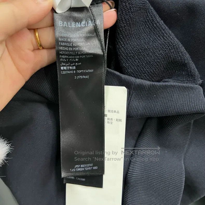 Balenciaga Balenciaga Forbidden Pattern Printed Hoodie Size US M / EU 48-50 / 2 - 4 Thumbnail