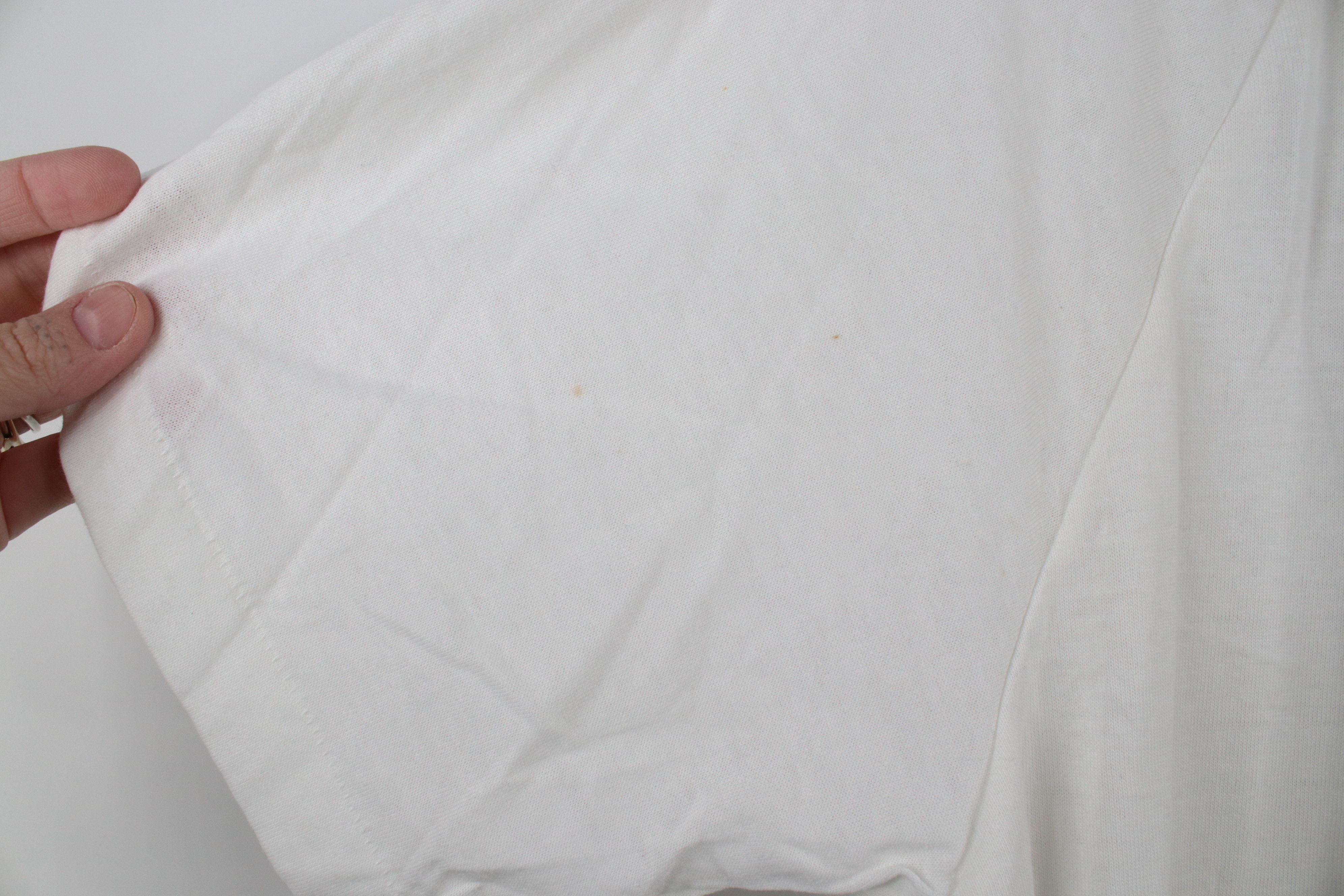 Vintage Deadstock Vintage 90s Streetwear Henley T-Shirt White USA Size US M / EU 48-50 / 2 - 8 Thumbnail