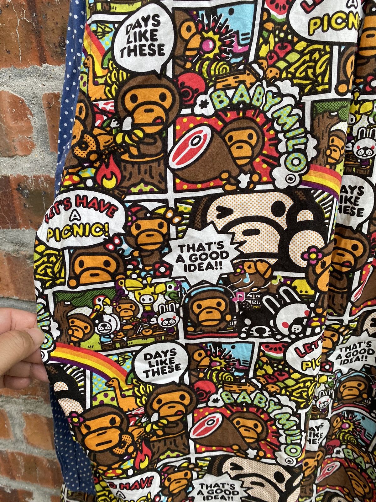 Bape 2008 Bape Baby Milo all logo Size US XL / EU 56 / 4 - 12 Thumbnail