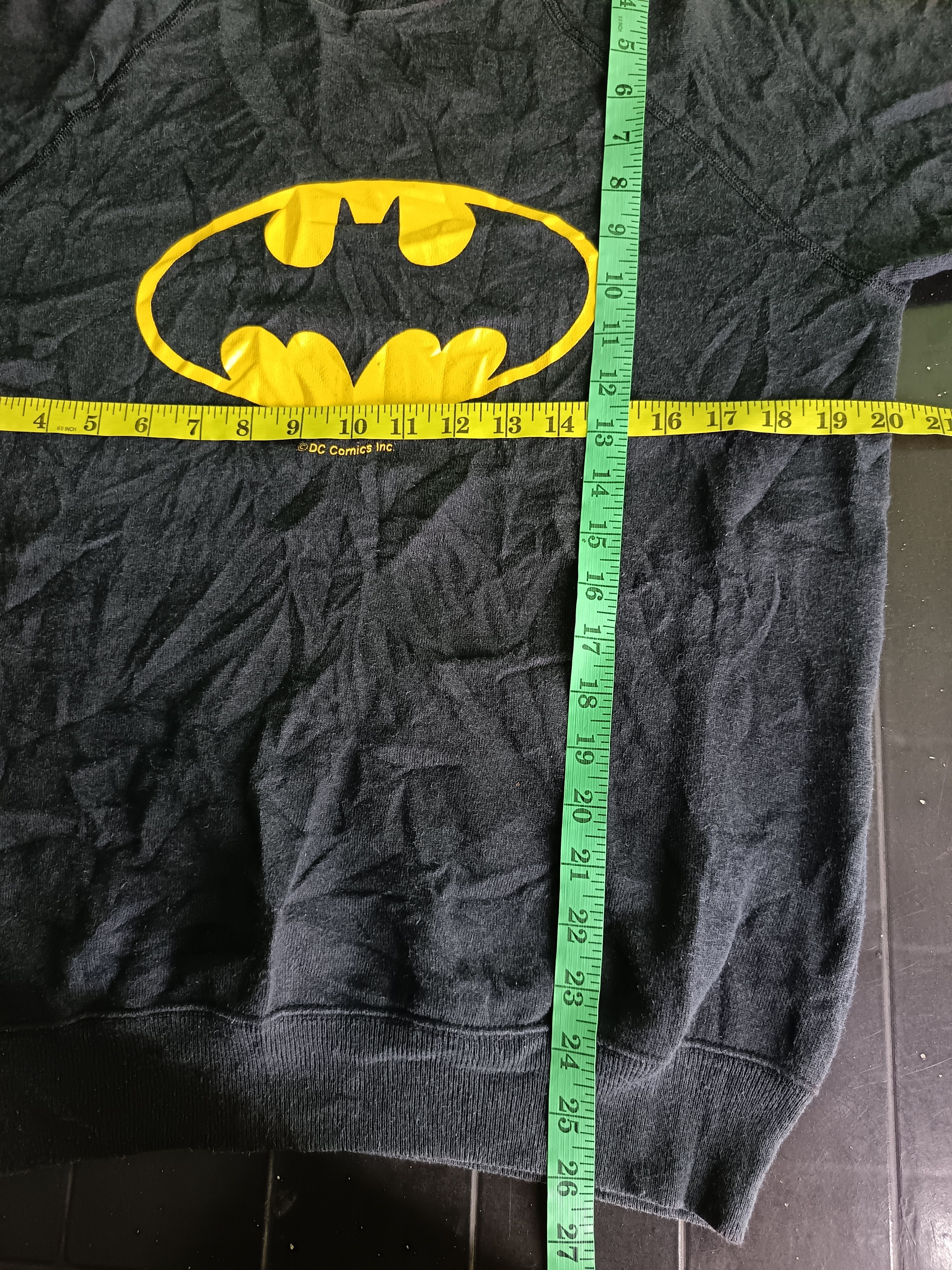 DC Comics Vintage 80's Batman Logo Sweatshirt Rare Size US M / EU 48-50 / 2 - 6 Thumbnail