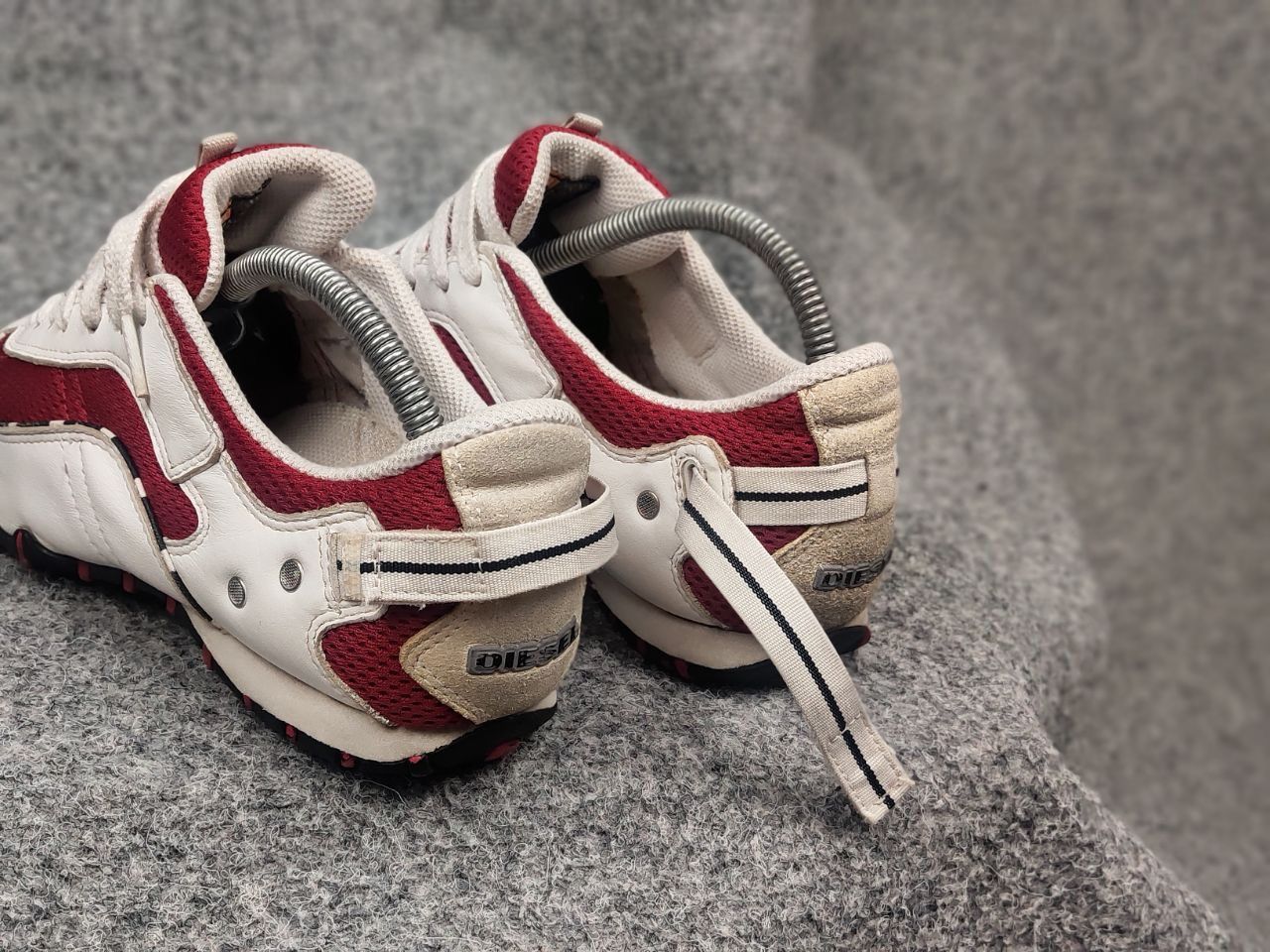 Rare Vintage Diesel Y2K Style Colorful Red Logo Sneakers