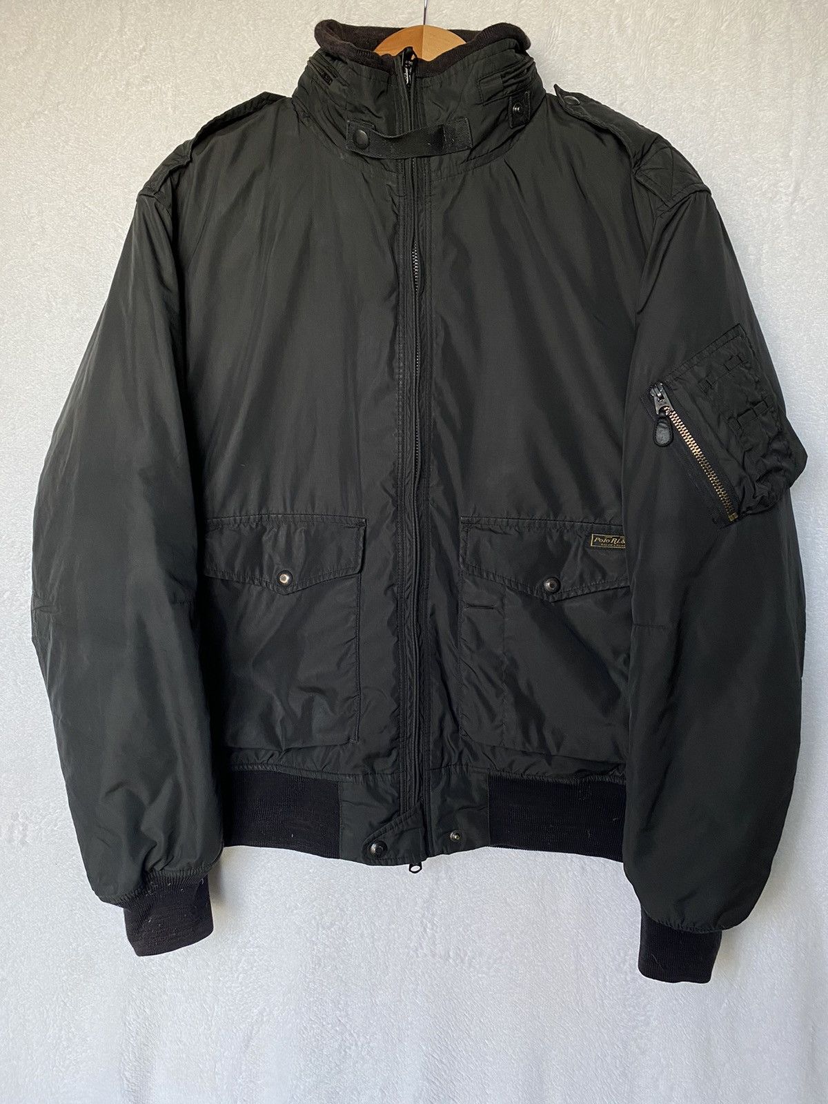 Polo Ralph Lauren Vintage Polo Ralph Lauren Puffer Nylon Bomber Jacket Size US L / EU 52-54 / 3 - 1 Thumbnail