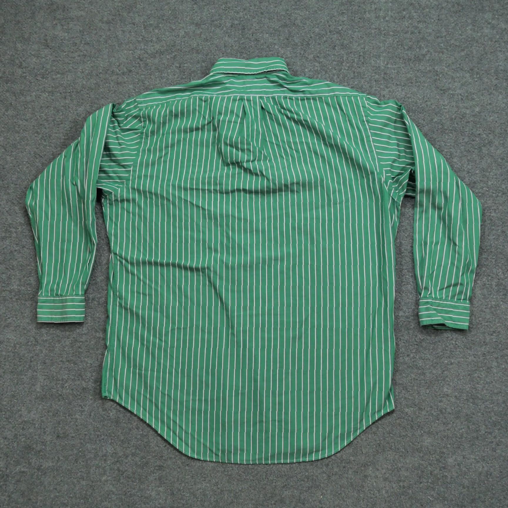 Polo Ralph Lauren Ralph Lauren Shirt Mens 16 34 Green Purple Striped Button Up Small Pony Size US L / EU 52-54 / 3 - 6 Thumbnail
