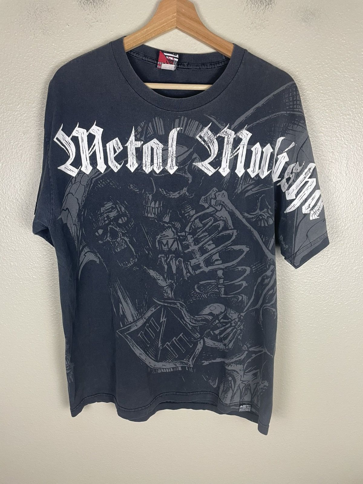 Metal Mulisha Vintage Metal Mulisha Shirt Skull Y2K LARGE AOP Size US L / EU 52-54 / 3 - 1 Thumbnail