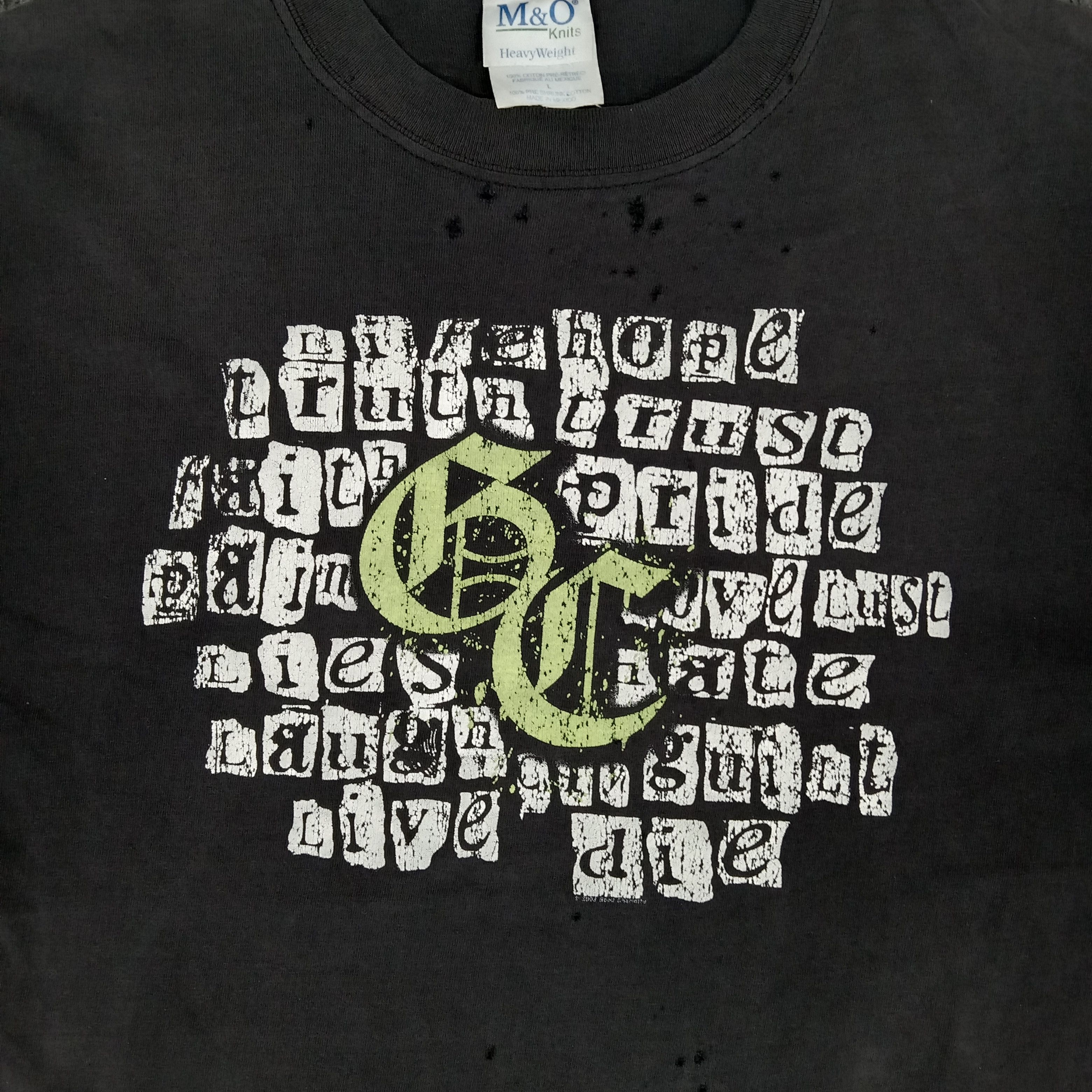 Band Tees × Vintage Good Charlotte American Rock Band Tshirt Size US M / EU 48-50 / 2 - 2 Thumbnail