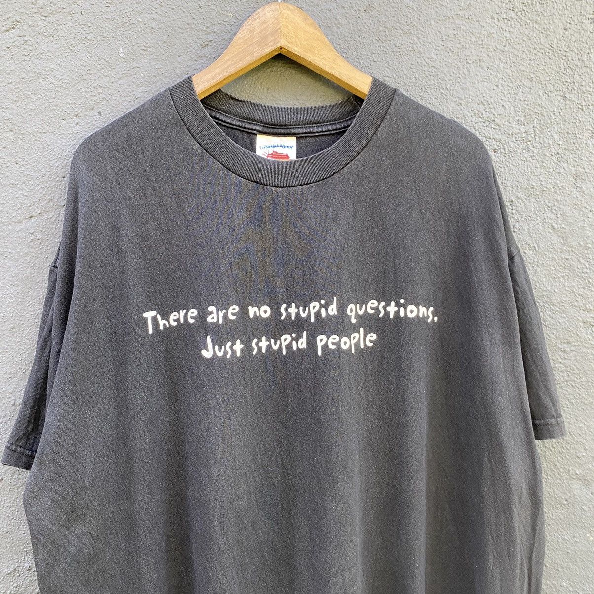 Vintage 💥SICK💥Thrashed Faded Vintage Y2K Wording ERD GRUNGE TEE Size US XXL / EU 58 / 5 - 2 Thumbnail