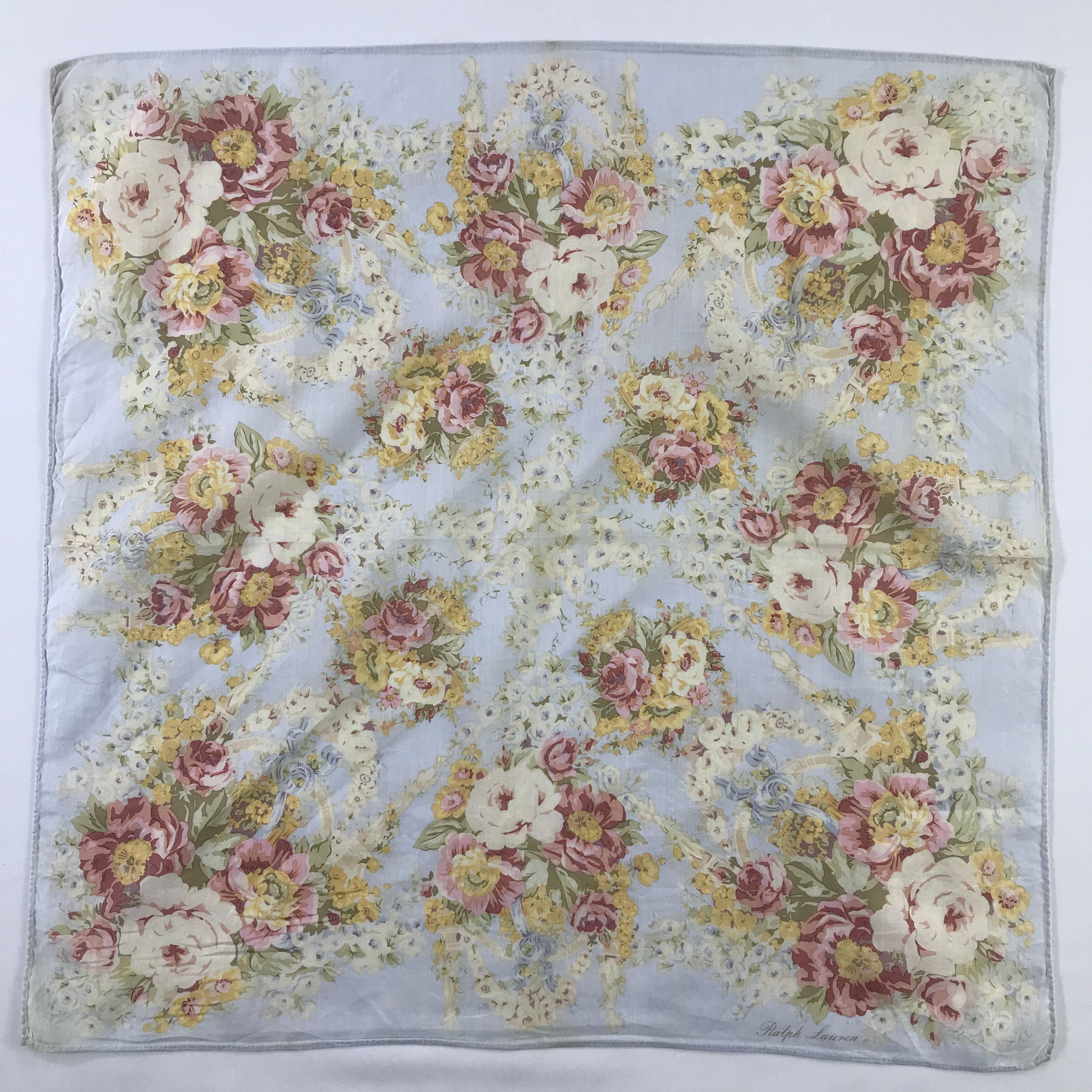 Ralph Lauren × Vintage Ralph Lauren Bandana / Handkerchief / Neckerchief - S472 Size ONE SIZE - 1 Thumbnail