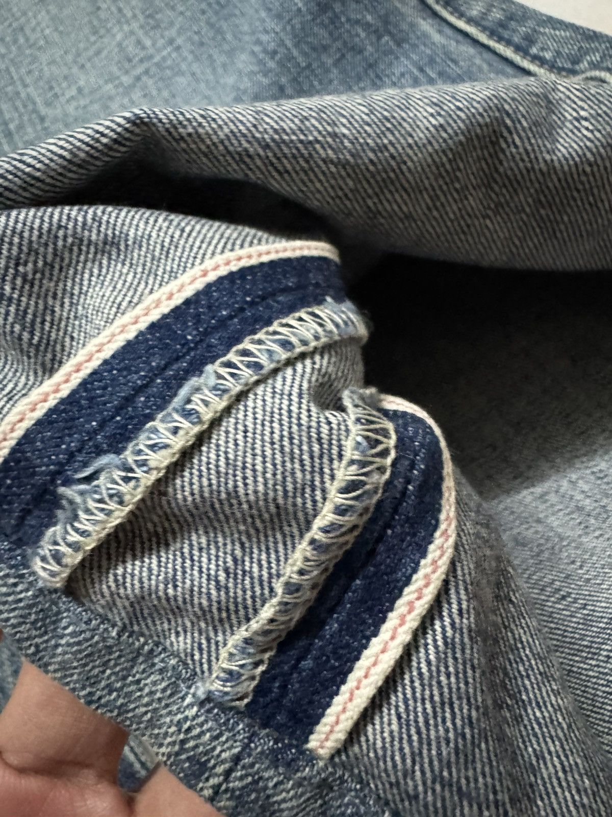 Levi's 💥RARE SELVEDGE💥LEVI'S ( LVC ) 505 BELL BOTTOM BIG E MUDWASH Size US 26 / EU 42 - 9 Thumbnail