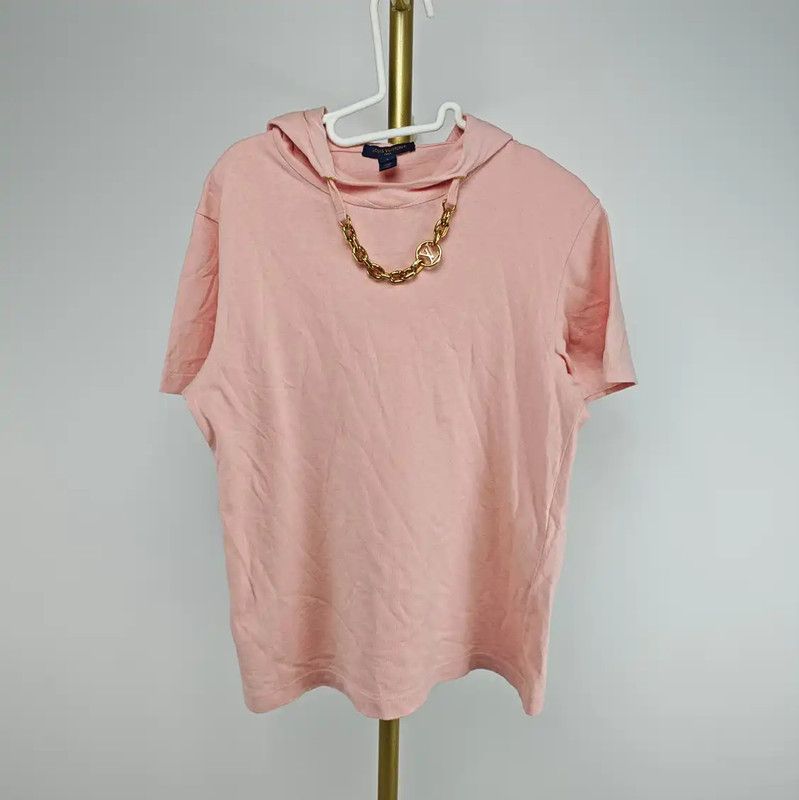 Louis Vuitton Louis Vuitton Pink Cotton Women's T-Shirt 0089 Size S / US 4 / IT 40 - 1 Thumbnail