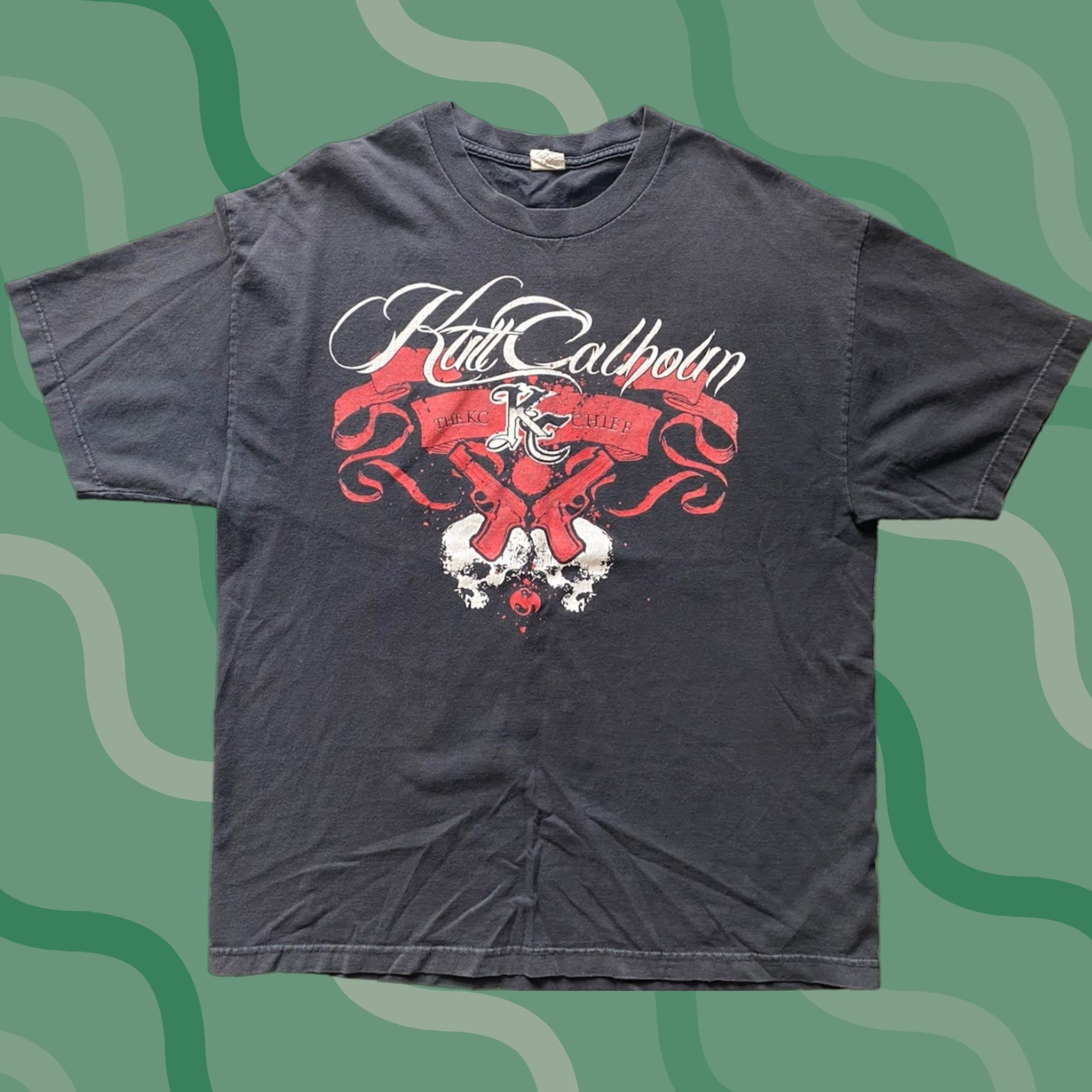 Vintage Kutt Calhoun The KC Chief Strange Music T Shirt Mens XL Alstyle Black Flaws Wear Finish Size US XL / EU 56 / 4 - 1 Thumbnail