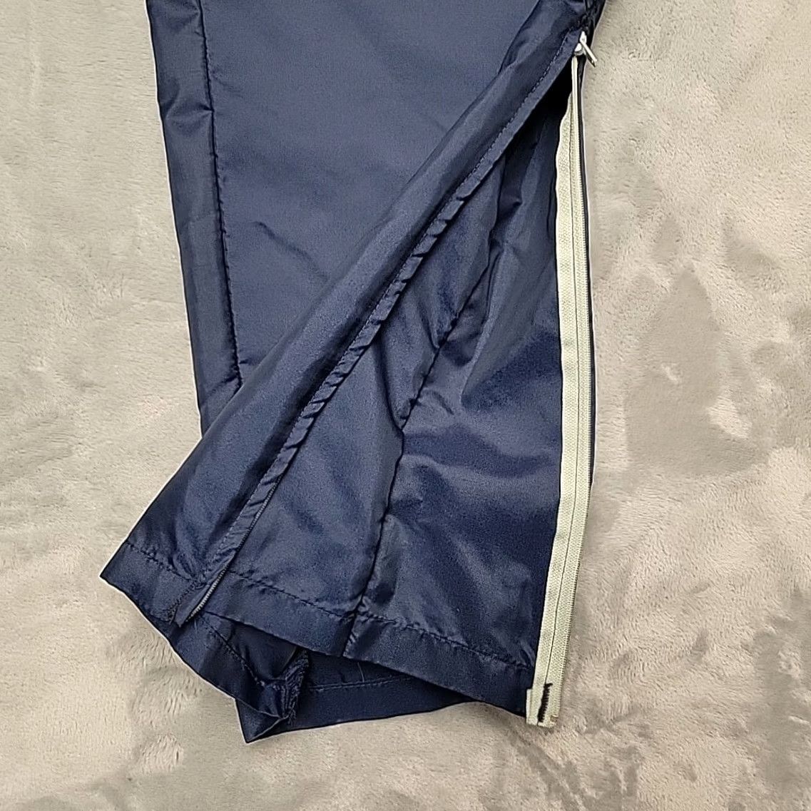 Etro VTG Cannondale Track Pants Mens L Blue Nylon Windbreaker Zip Leg 90s Retro Sports USA Mens Size US 33 - 5 Thumbnail