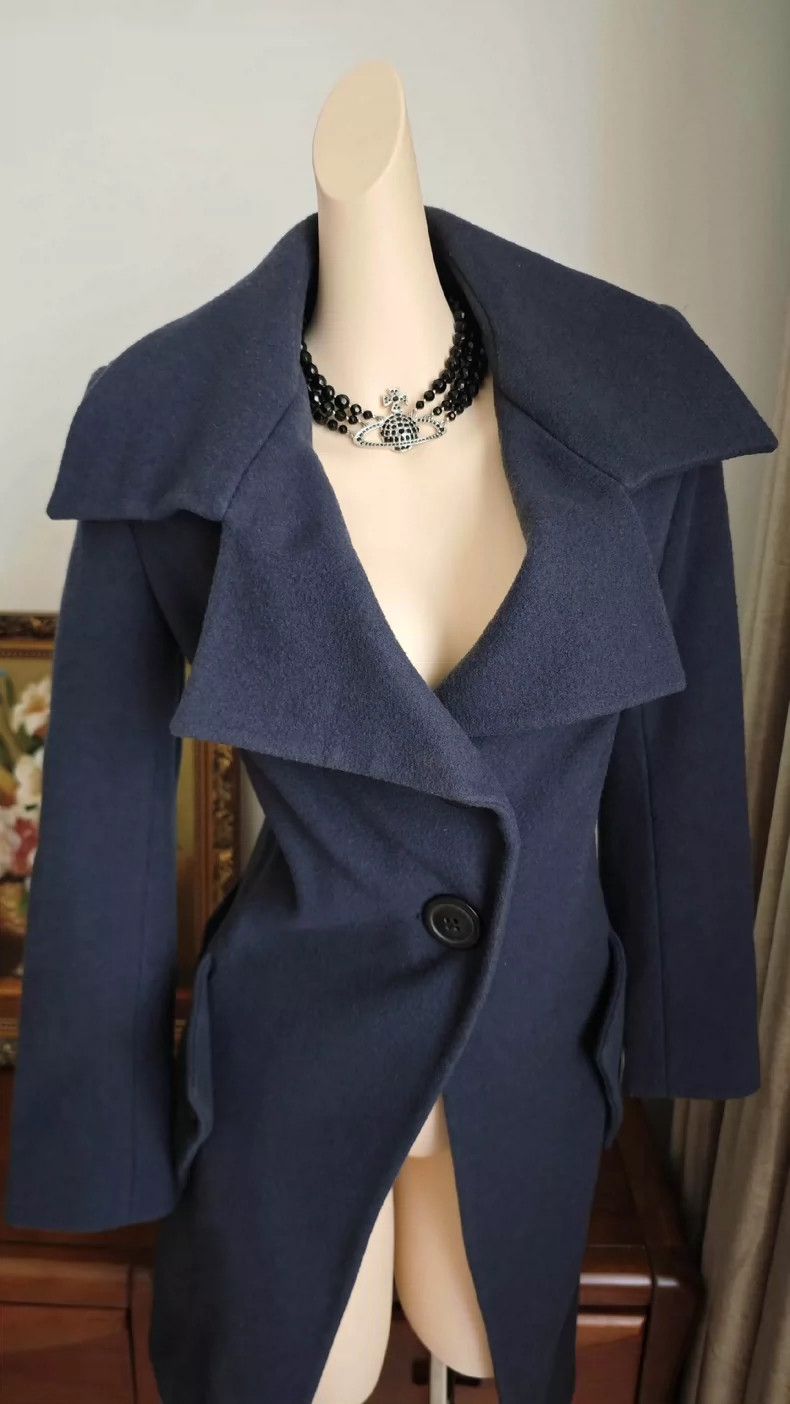 Vivienne Westwood Vivienne Westwood Blue and gray witch's alien coat Size M / US 6-8 / IT 42-44 - 6 Thumbnail