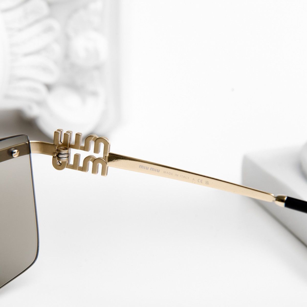Miu Miu MIU MIU 0MU 50ZS ZVN1I2 SUNGLASSES Size ONE SIZE - 4 Thumbnail