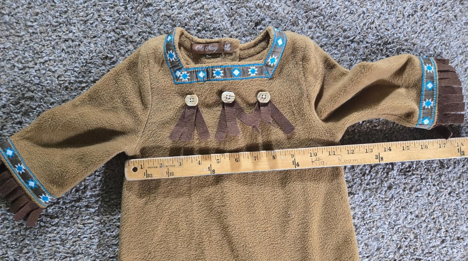 Old Navy Old Navy 2006 native american indian costume Girls 4T Size ONE SIZE - 3 Thumbnail