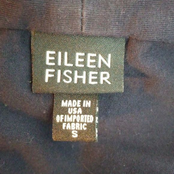 Eileen Fisher Eileen Fisher Size S Open Front Navy Blue Cardigan Jacket Co Size S / US 4 / IT 40 - 7 Thumbnail