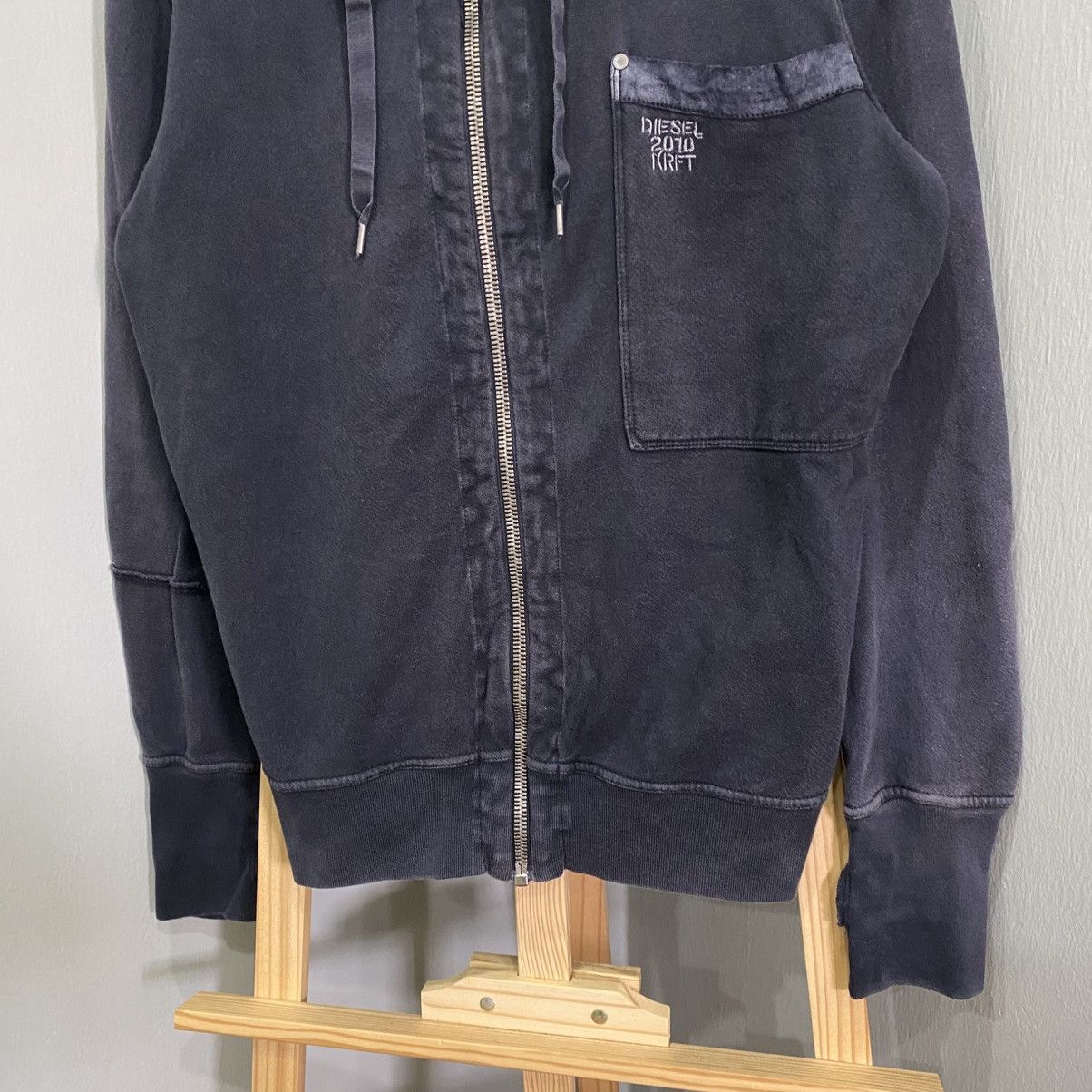 Diesel Archival Diesel 2010 IRFT Multi-Hooded Zip Up Hoodie - Grey Size US M / EU 48-50 / 2 - 5 Thumbnail