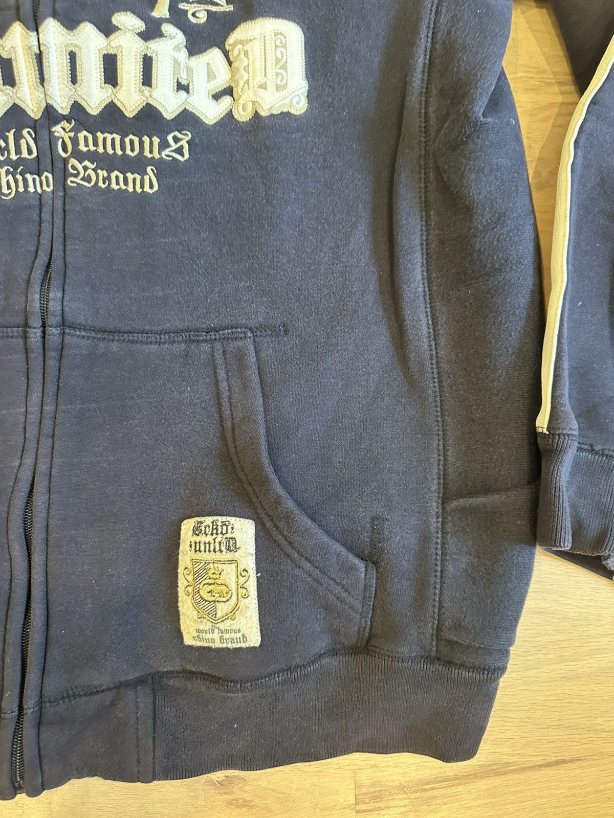 Ecko Unltd. Vintage Ecko Unltd. Zip Up Embroidered Hoodie Size US L / EU 52-54 / 3 - 3 Thumbnail
