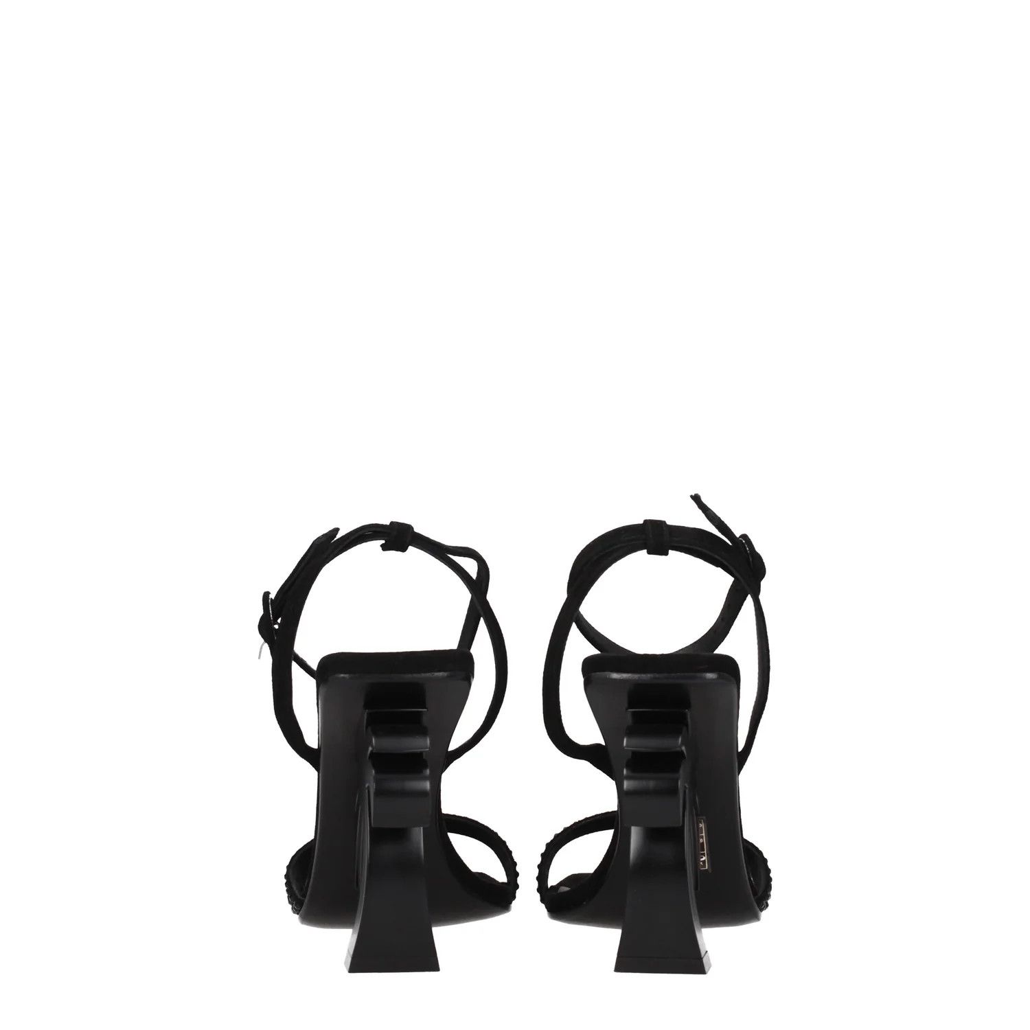 Palm Angels ob1o1e1124 Suede Sandals in Black Size US 7 / IT 37 - 5 Thumbnail
