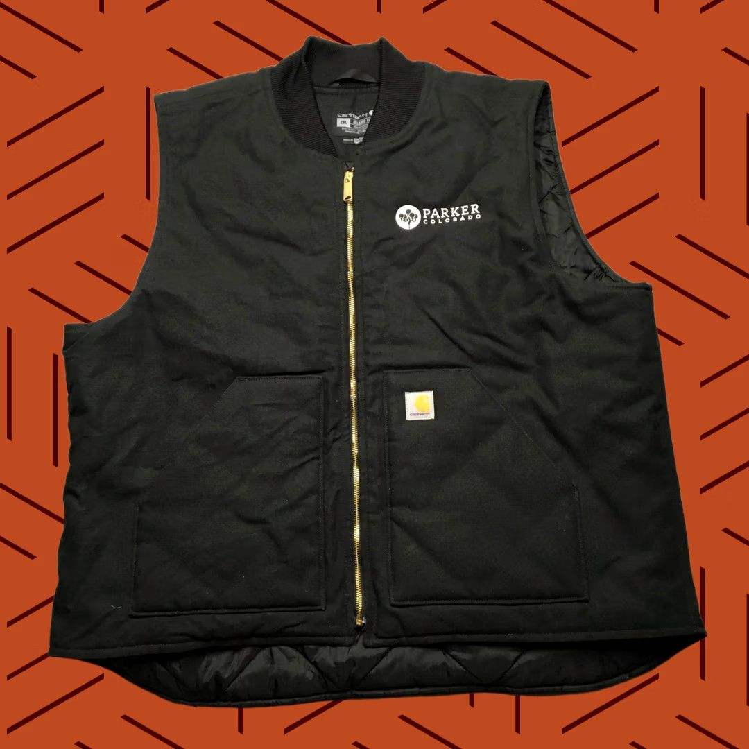 Carhartt Carhartt Vest Mens 2XL Black Duck Arctic Quilt Lined Relaxed Fit Workwear V01 Duck Vest Mens 2XL Black Quilt Lined V01 Size US XXL / EU 58 / 5 - 1 Thumbnail