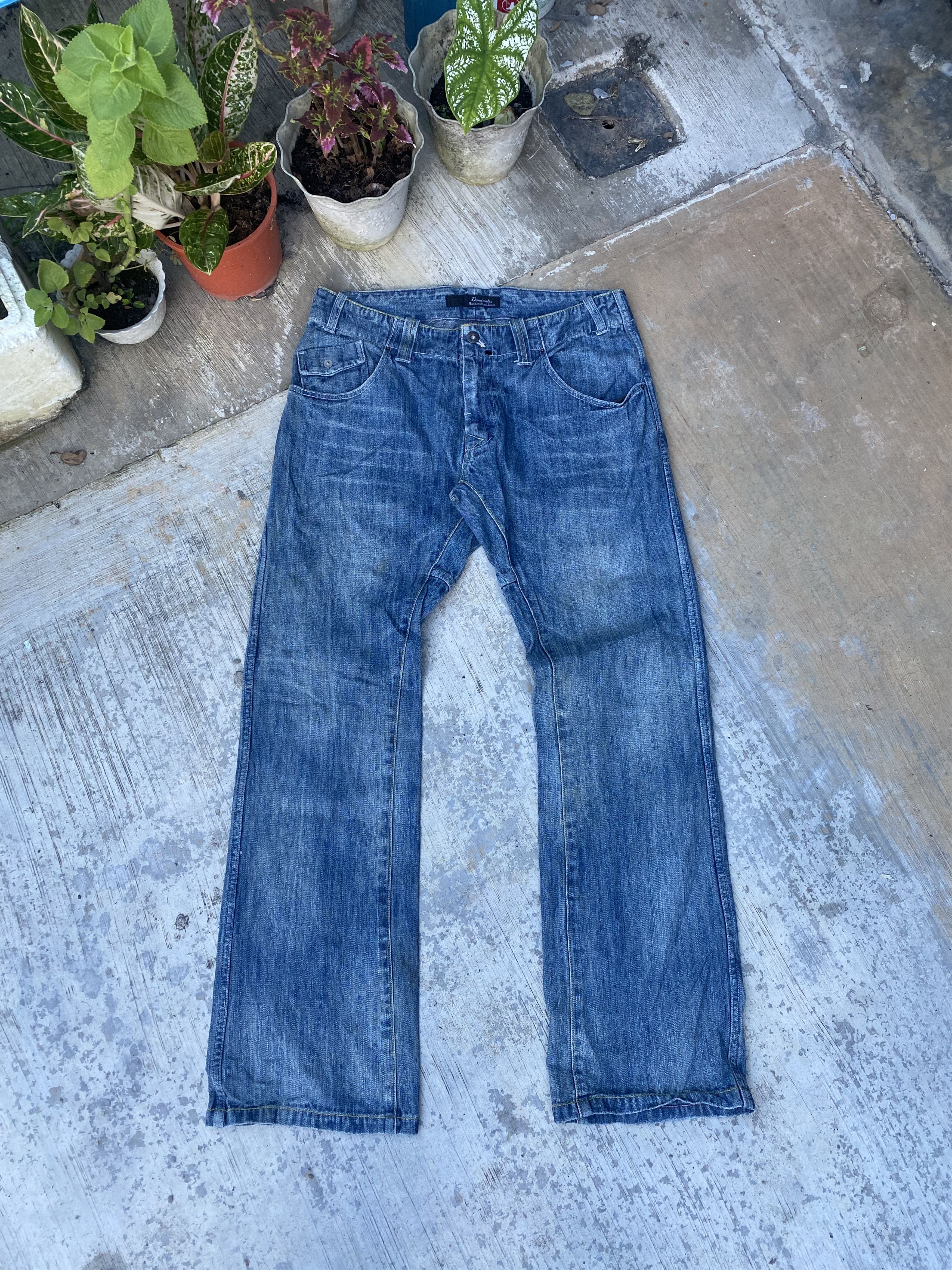 If Six Was Nine × Japanese Brand × Le Grande Bleu (L.G.B.) Dominate Handcrafted Flare Jeans Size US 35 - 1 Thumbnail