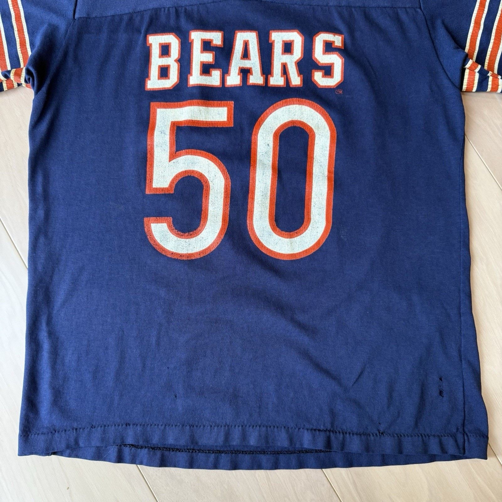 NFL × Vintage Vintage Chicago Bears Shirt L Navy 80s NFL Mike Singletary Size US L / EU 52-54 / 3 - 4 Thumbnail
