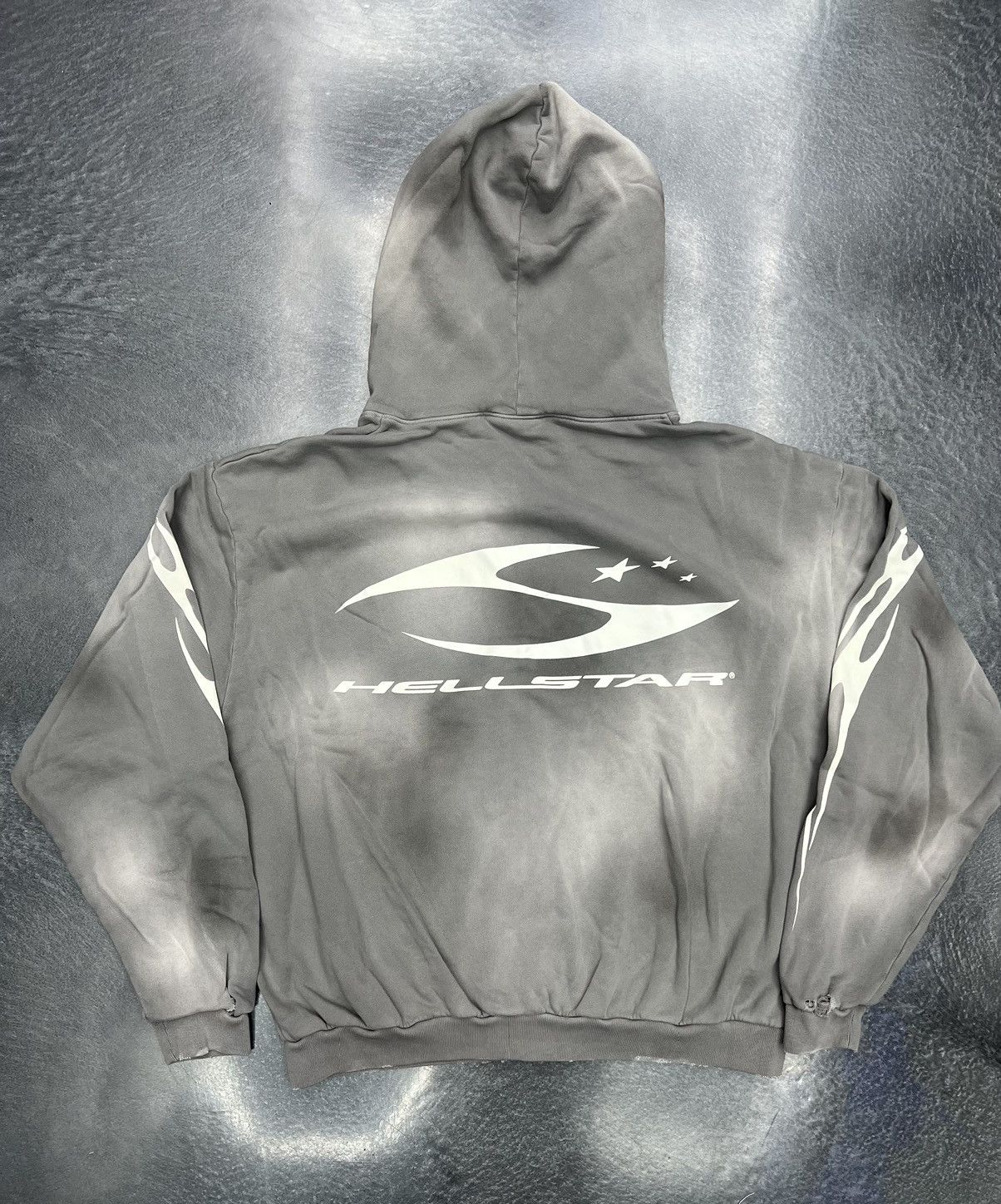 HELLSTAR Hellstar HStar Zip Up Hoodie Size US XXL / EU 58 / 5 - 6 Thumbnail