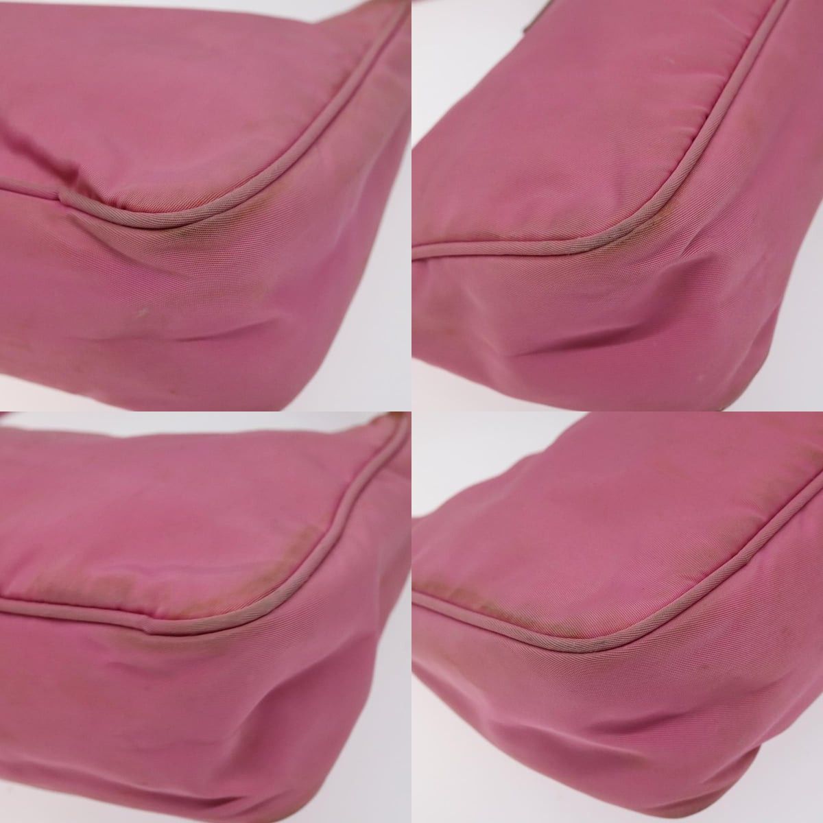 Prada PRADA Hand Bag Nylon Pink Silver Size ONE SIZE - 10 Thumbnail