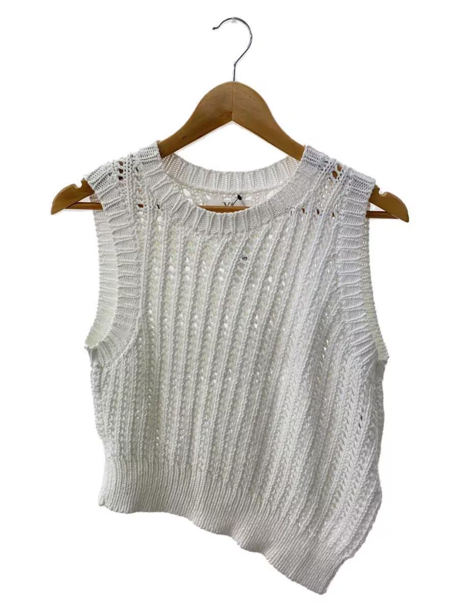 Yohji Yamamoto Asymmetrical Open Stitch Knit Sweater Vest | Grailed