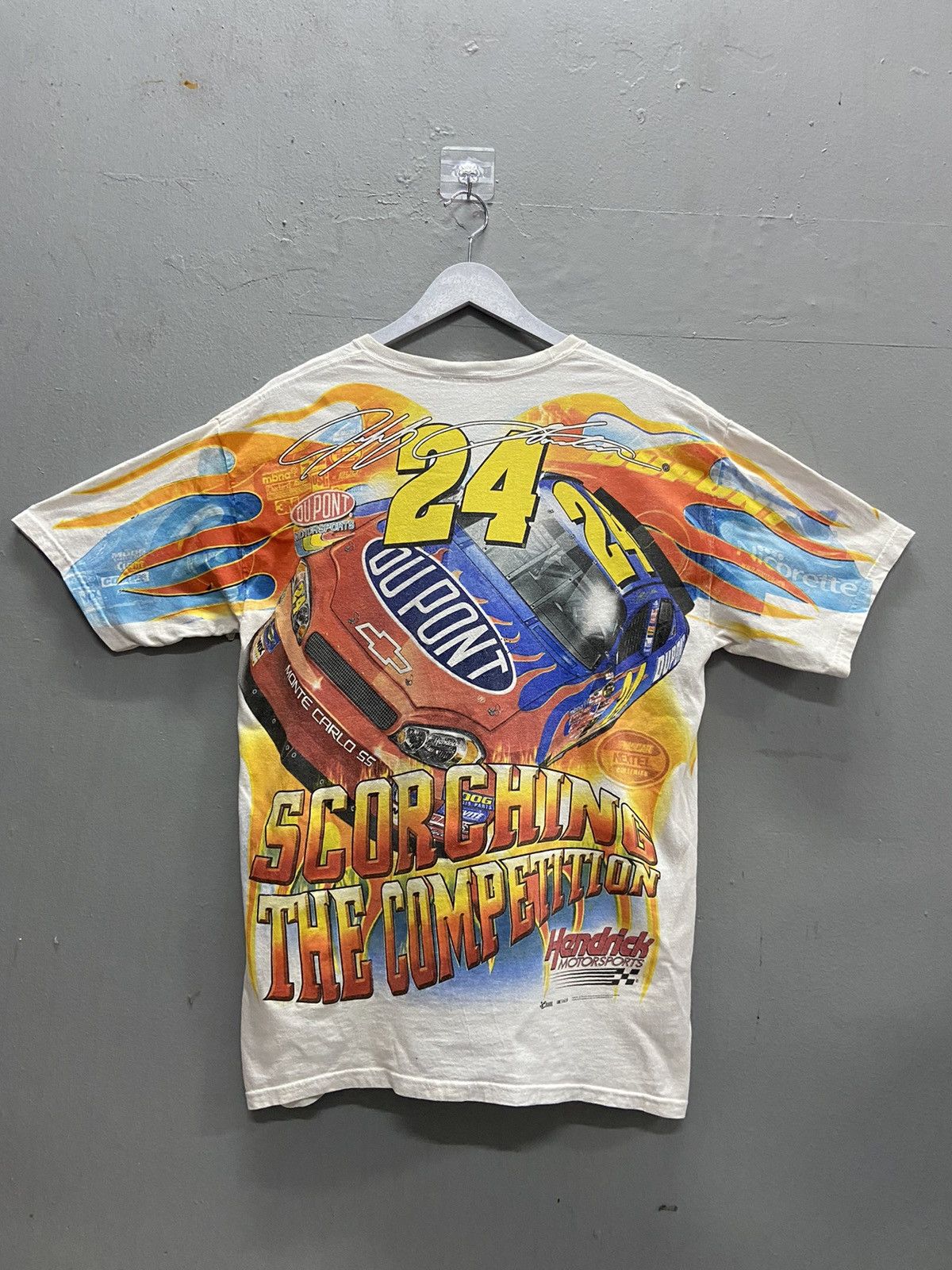 NASCAR JEFF GORDON 24 DU PONT NASCAR OVER PRINT TEE SHIRT Size US L / EU 52-54 / 3 - 2 Thumbnail
