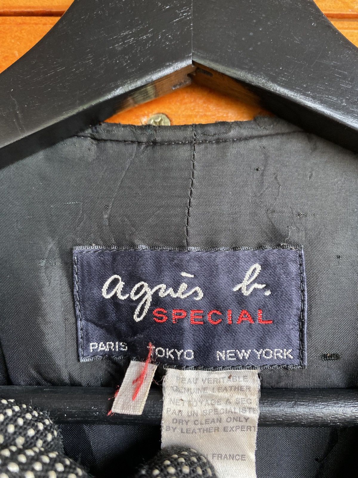 agnes b. Vintage Agnès b. Special Suede Wool Cropped Designer Jacket Size S / US 4 / IT 40 - 7 Thumbnail