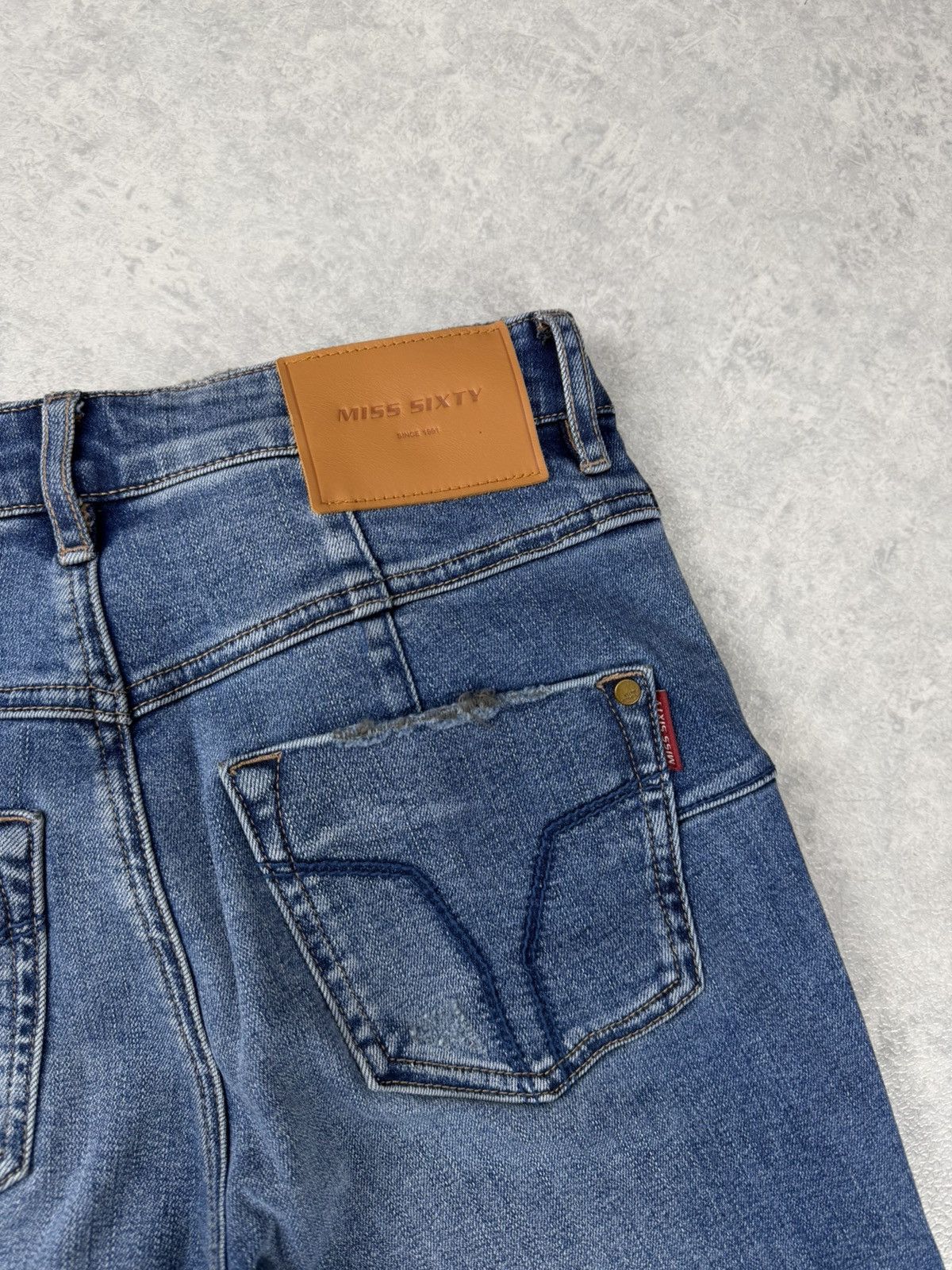 Miss Sixty Miss Sixty Bettie Cropped Denim Jeans Size 25 Size 25" / US 0 / IT 36 - 11 Thumbnail