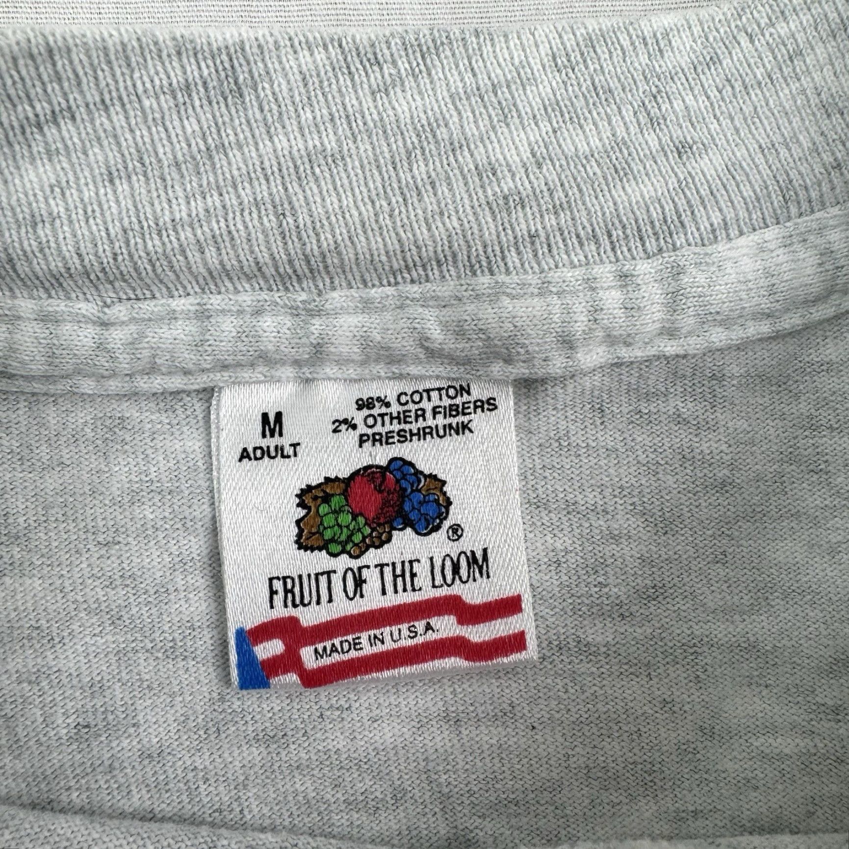 Fruit Of The Loom VINTAGE USC Marine Science Program T Shirt Adult Medium Gray Nature Ocean Animal Crew Neck Short Sleeve Fruit of the Loom Mens 90s Science Jersey Size US M / EU 48-50 / 2 - 7 Thumbnail