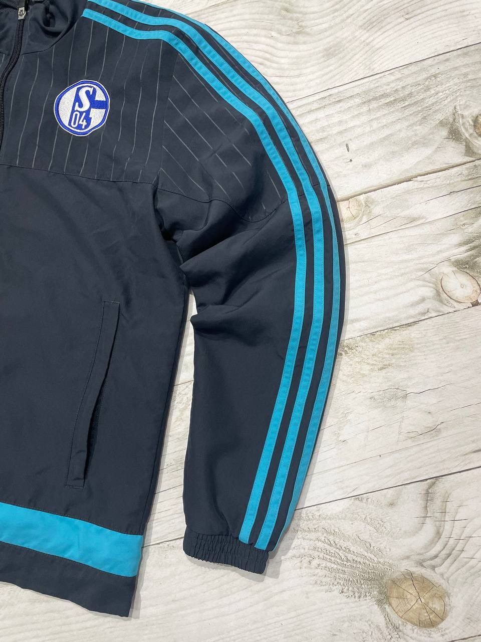 Adidas Adidas Schalke 04 2015 2016 Training Jacket Soccer Size US S / EU 44-46 / 1 - 4 Thumbnail