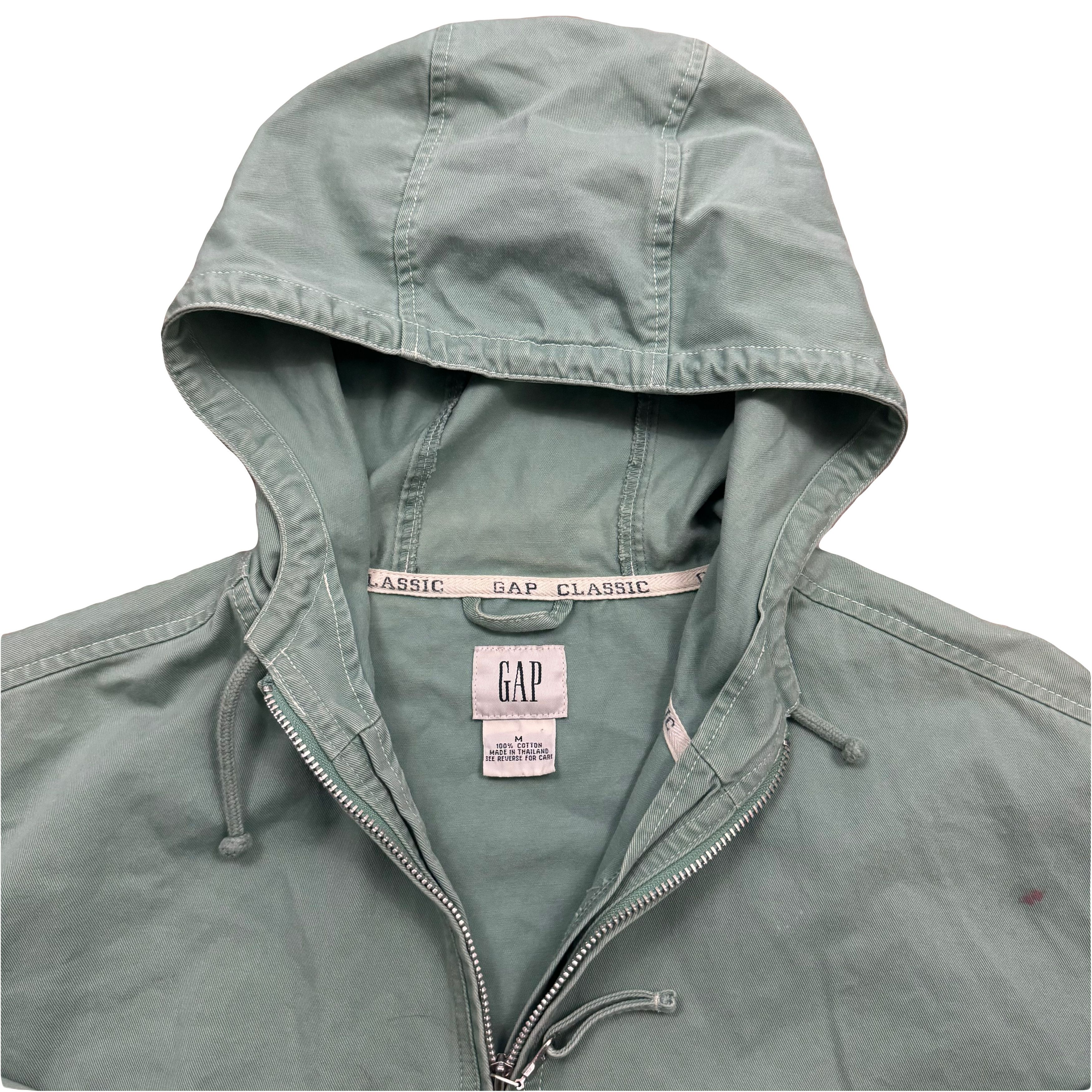 Designer × Gap × Vintage VTG 90s GAP Classic Technical Anorak Mock Neck Jacket Mint Size US M / EU 48-50 / 2 - 2 Thumbnail