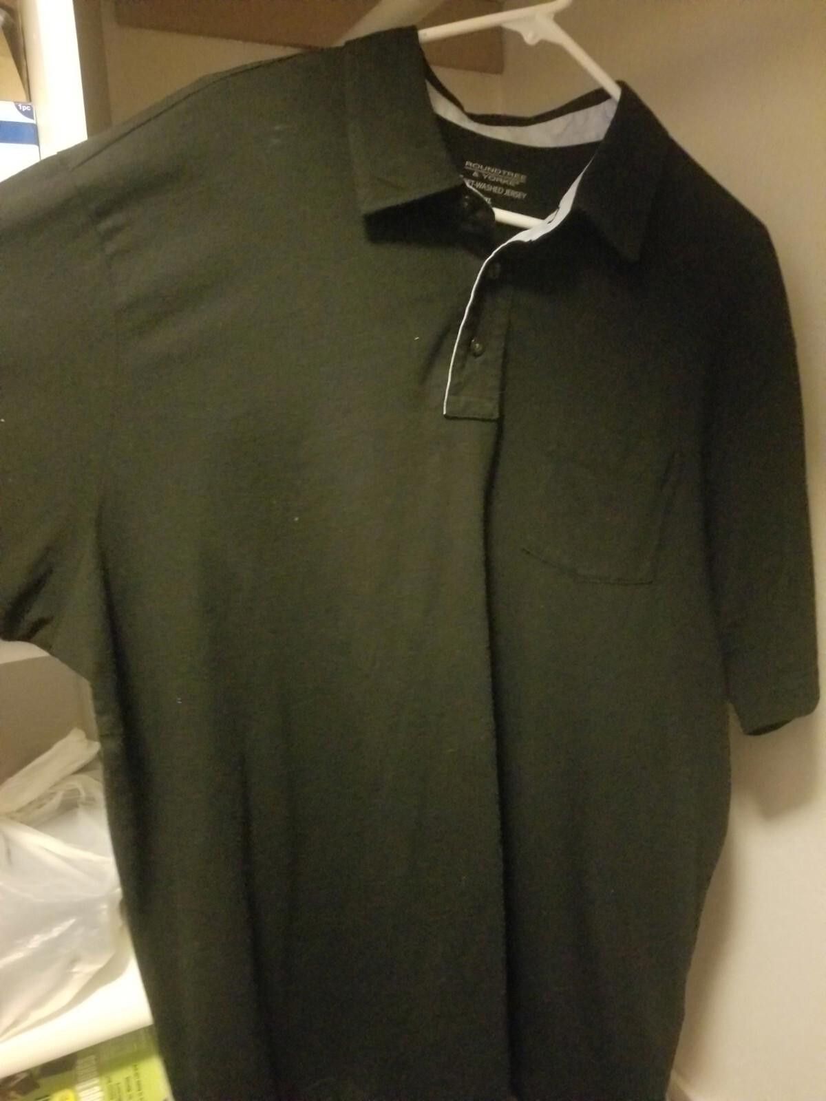 Roundtree & Yorke Roundtree & Yorke Soft-Washed Jersey XL Black Size US XL / EU 56 / 4 - 1 Thumbnail
