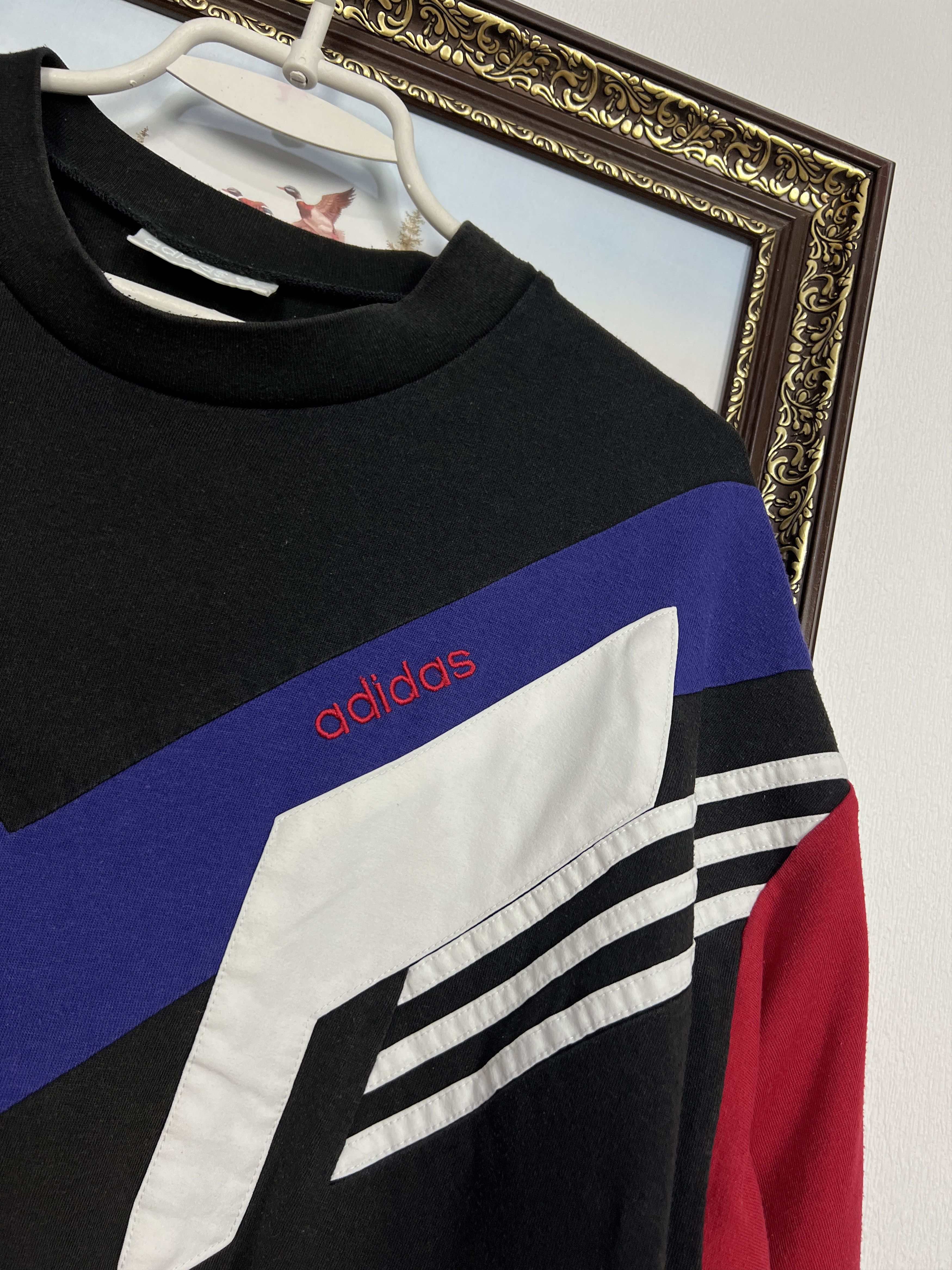 Adidas Vintage 90's Football Train Shirt Soccer Jersey Rare Trikot Size US L / EU 52-54 / 3 - 3 Thumbnail