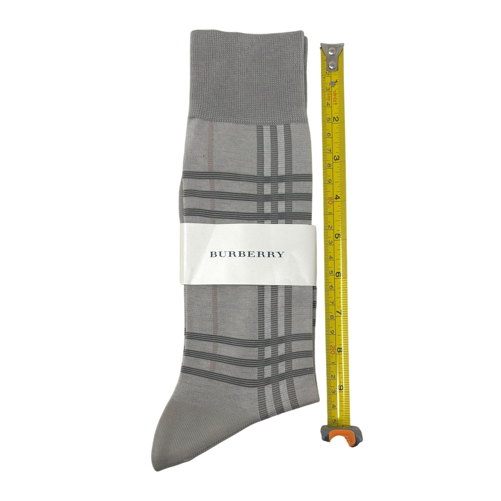 Burberry Burberry Nova Gray Dress Socks Size ONE SIZE - 5 Thumbnail