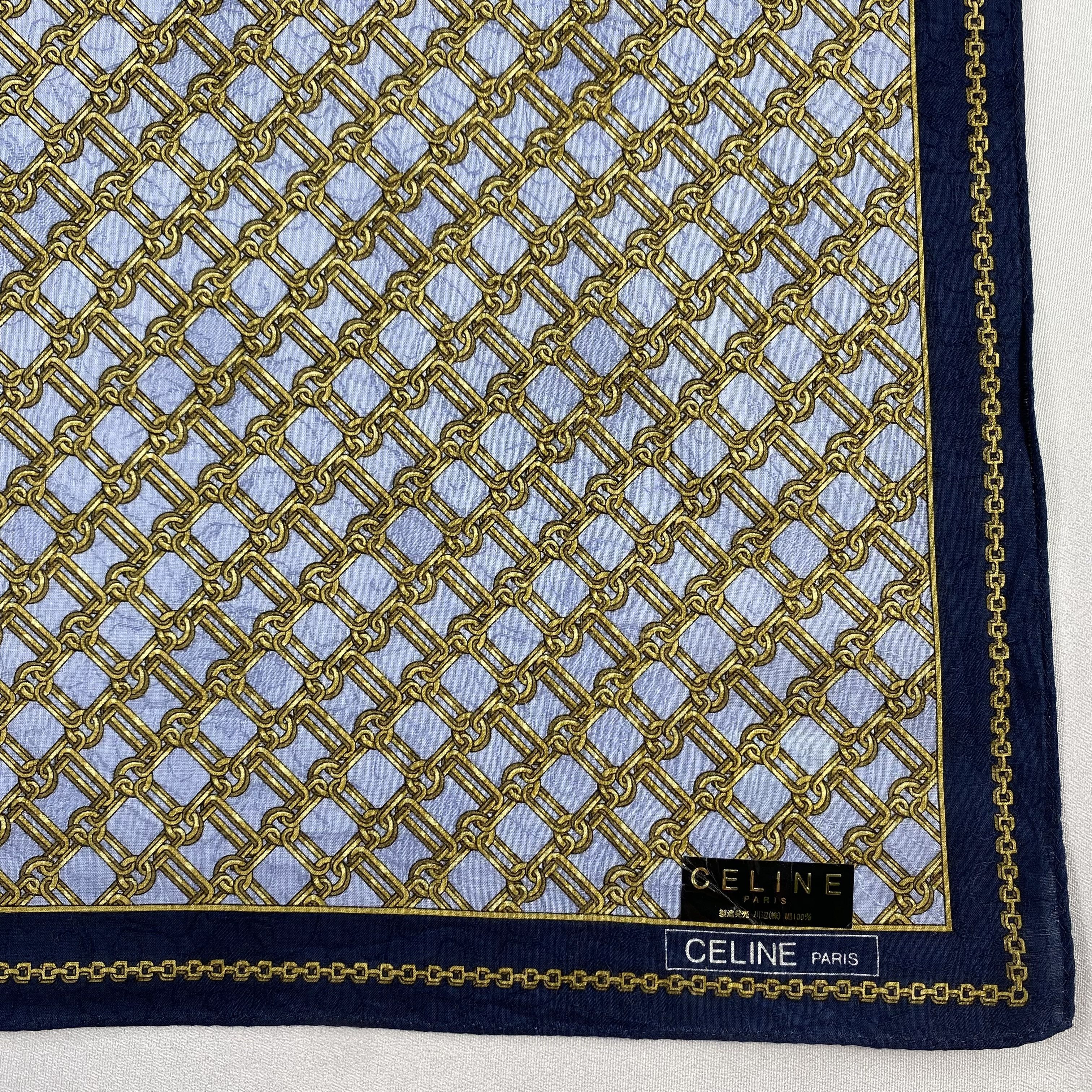 Celine × Vintage NWT Celine Neckerchief / Bandana / Handkerchief-P659 Size ONE SIZE - 3 Thumbnail