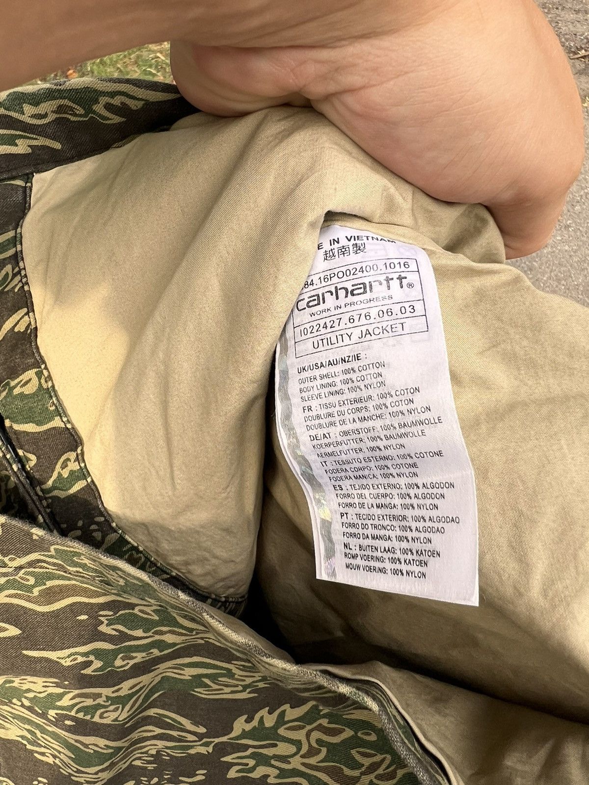 Carhartt × Carhartt Wip Carhartt Utility Camo Logo Jacket Size US M / EU 48-50 / 2 - 10 Thumbnail