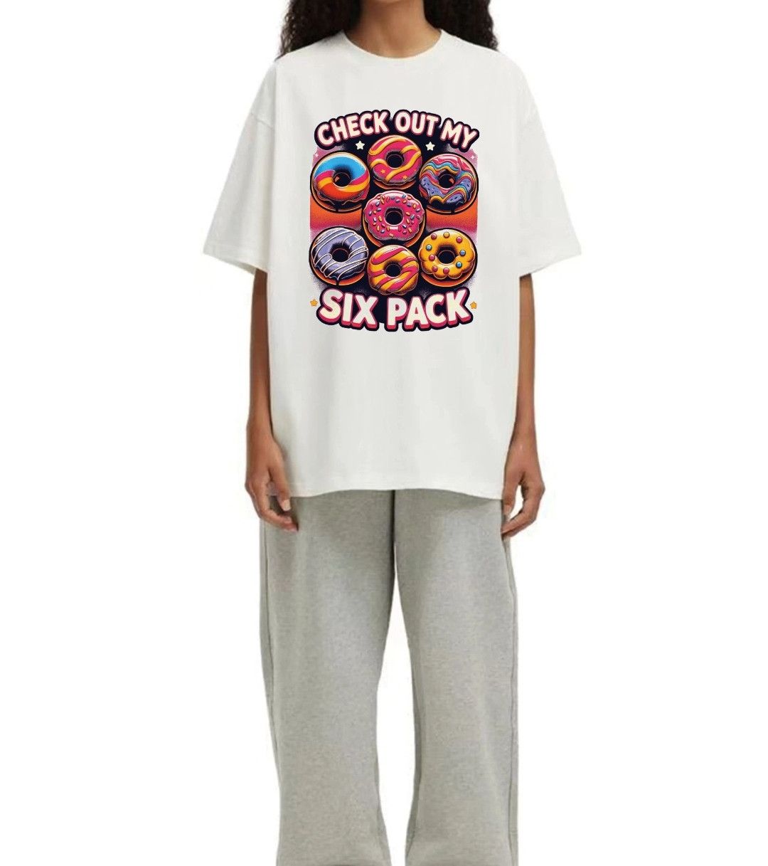 Other White Graphic Streetwear Loose Tee Y2K Size US XXL / EU 58 / 5 - 1 Thumbnail