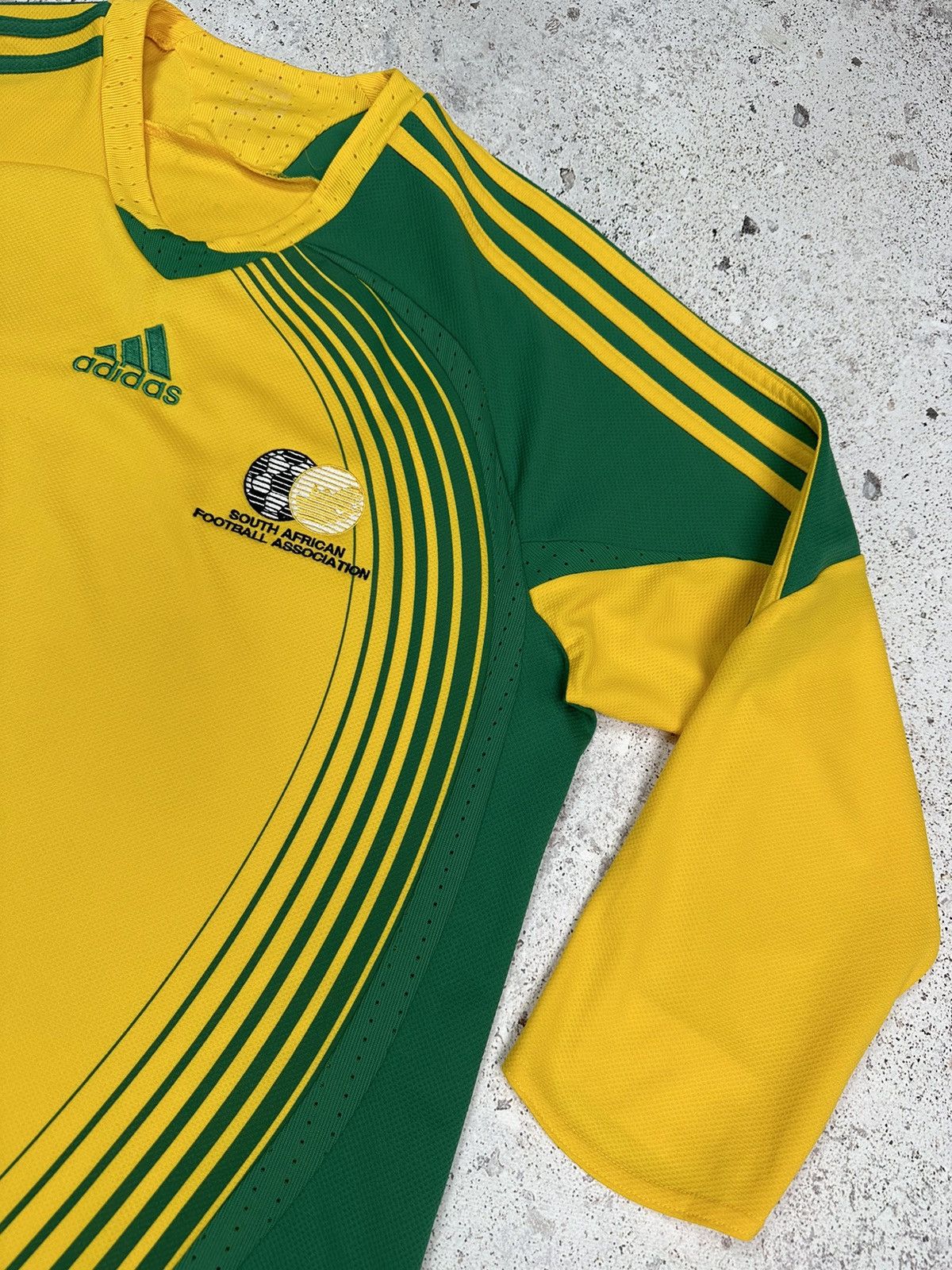 Adidas × Vintage SOUTH AFRICA 2007/2009 3/4 LONG SLEEVE SHIRT JERSEY ADIDAS M Size US M / EU 48-50 / 2 - 3 Thumbnail