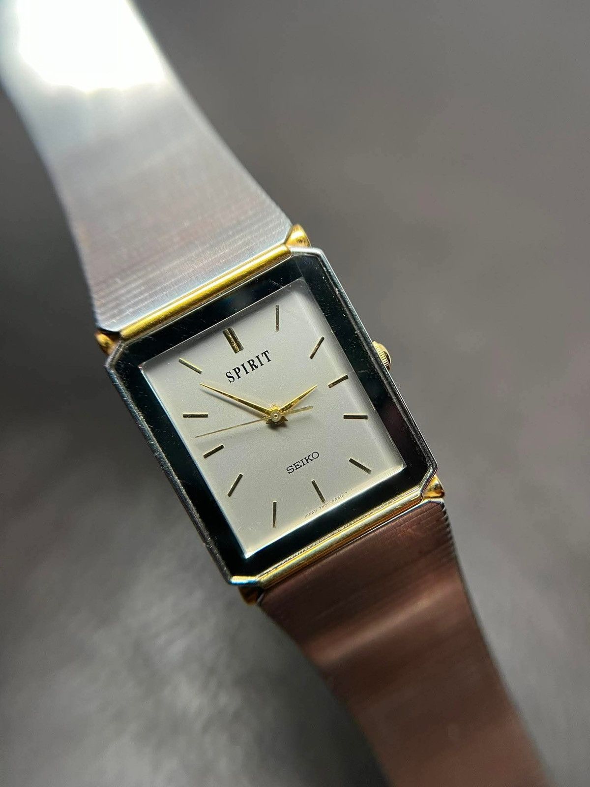 Designer × Seiko × Vintage Seiko Tank Emblem 4130-5340 Quartz