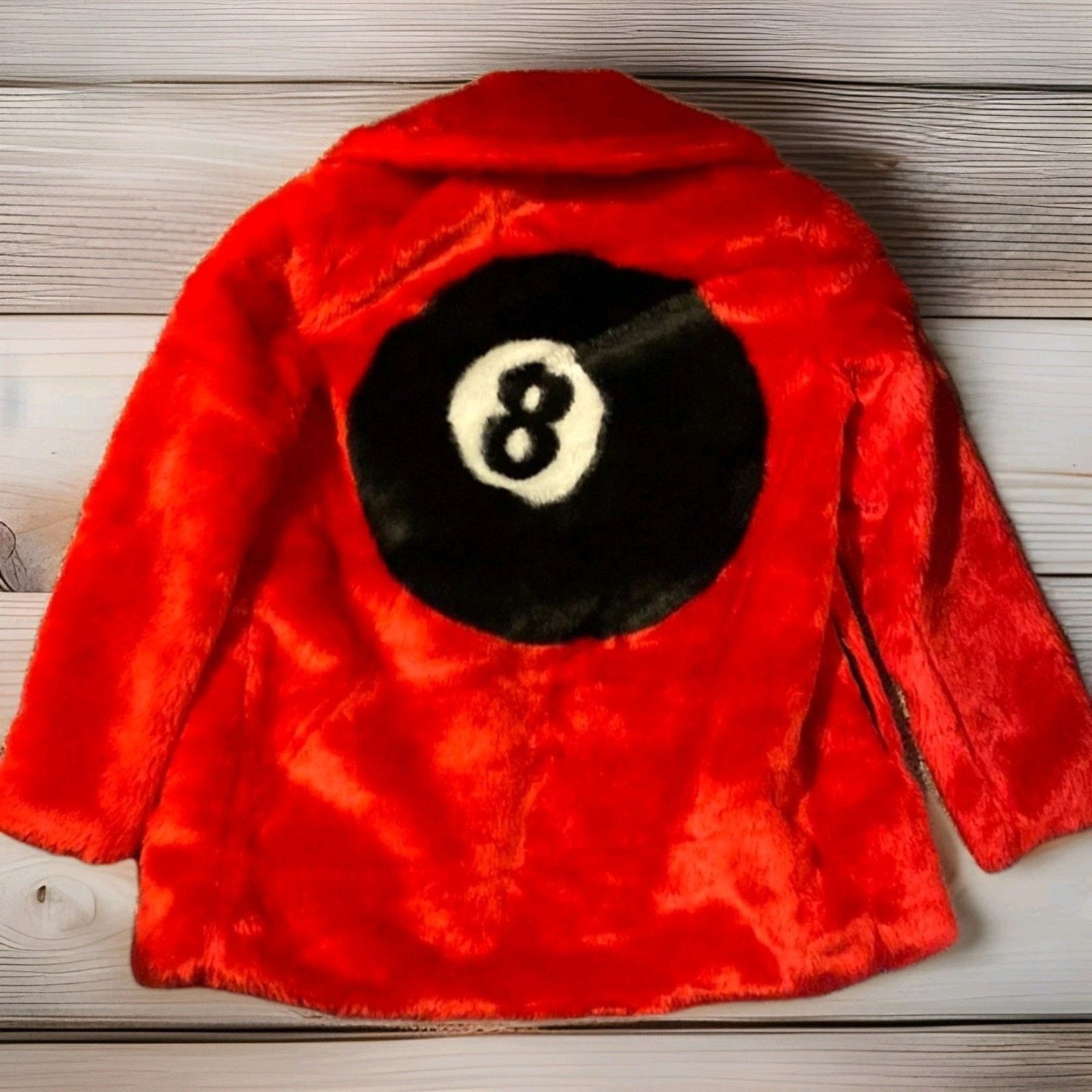 Dolls Kill Dolls Kill Current Mood Racked Up Faux Fur Coat Jacket Red Size XS / US 0-2 / IT 36-38 - 5 Thumbnail