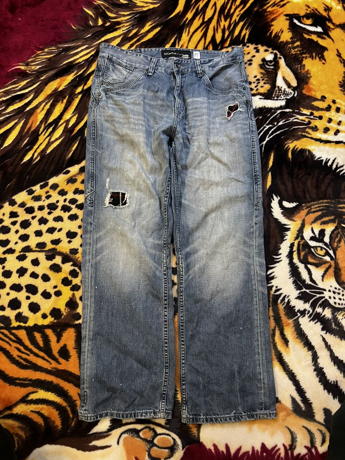 Rocawear × Vintage Vintage Rocawear Designed in USA Denim Jeans Size US 38 / EU 54 - 3 Thumbnail