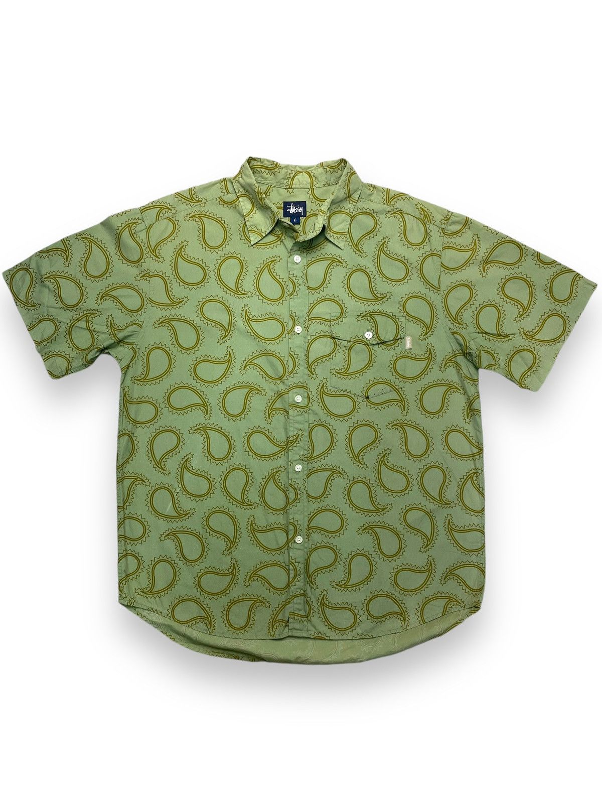 Stussy × Vintage Vintage Stussy Shirt Size US L / EU 52-54 / 3 - 1 Thumbnail