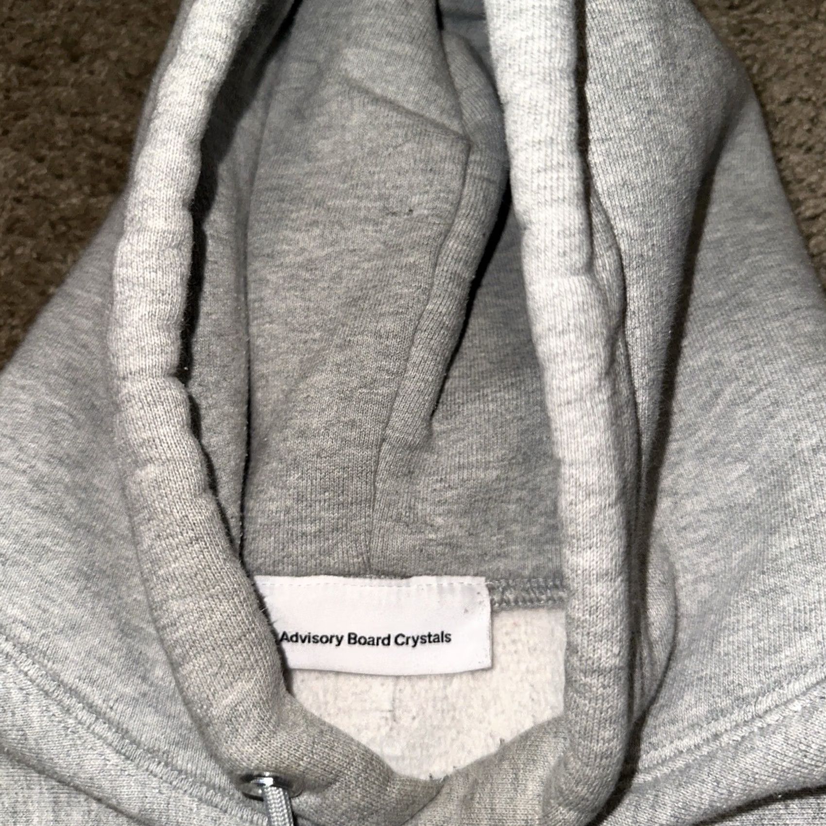 Advisory Board Crystals Advisory Board Crystals Hoodie Mens Medium Gray Embroidered Cotton Fleece Pullover All Seasons Regular Fit Front Hooded Size US M / EU 48-50 / 2 - 5 Thumbnail