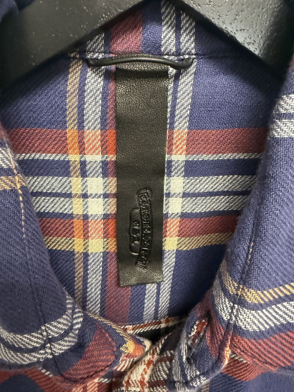 Chrome Hearts Chrome Hearts Leather Cross Patch Flannel Size US L / EU 52-54 / 3 - 6 Thumbnail