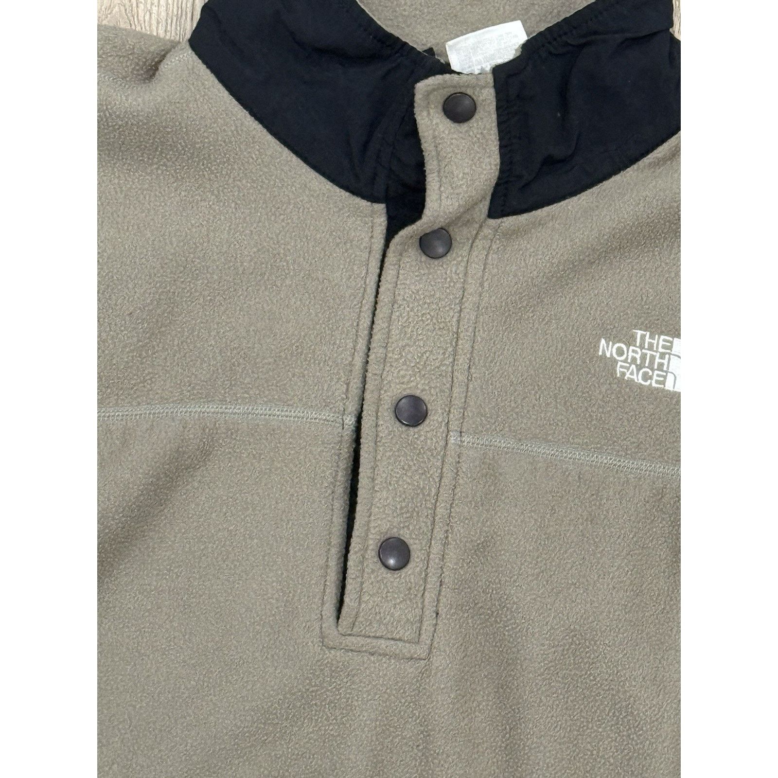 The North Face The North Face Polartec 1/4 Snap Neck Fleece Pullover Jacket Size US L / EU 52-54 / 3 - 3 Thumbnail